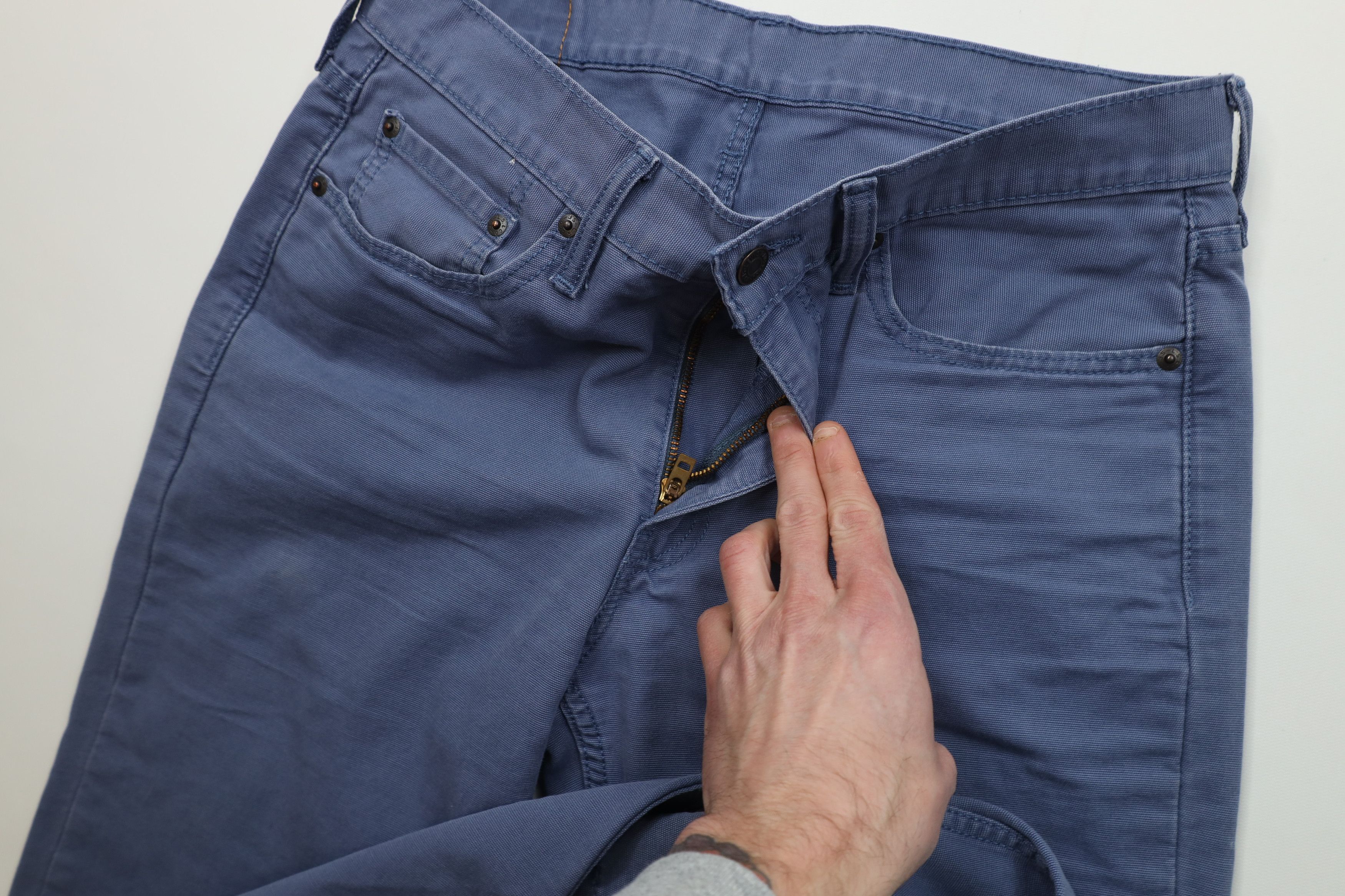 Levi's Vintage Y2K Levis 514 Straight Leg Pants Cotton Blue Size US 32 / EU 48 - 8 Thumbnail
