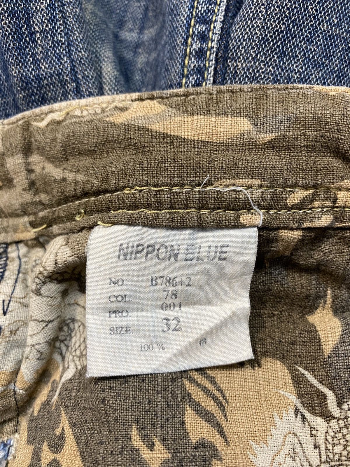 Other Nippon Blue Distressed Rusty Denim Straight Size 30 31 W351 Size US 31 - 11 Thumbnail