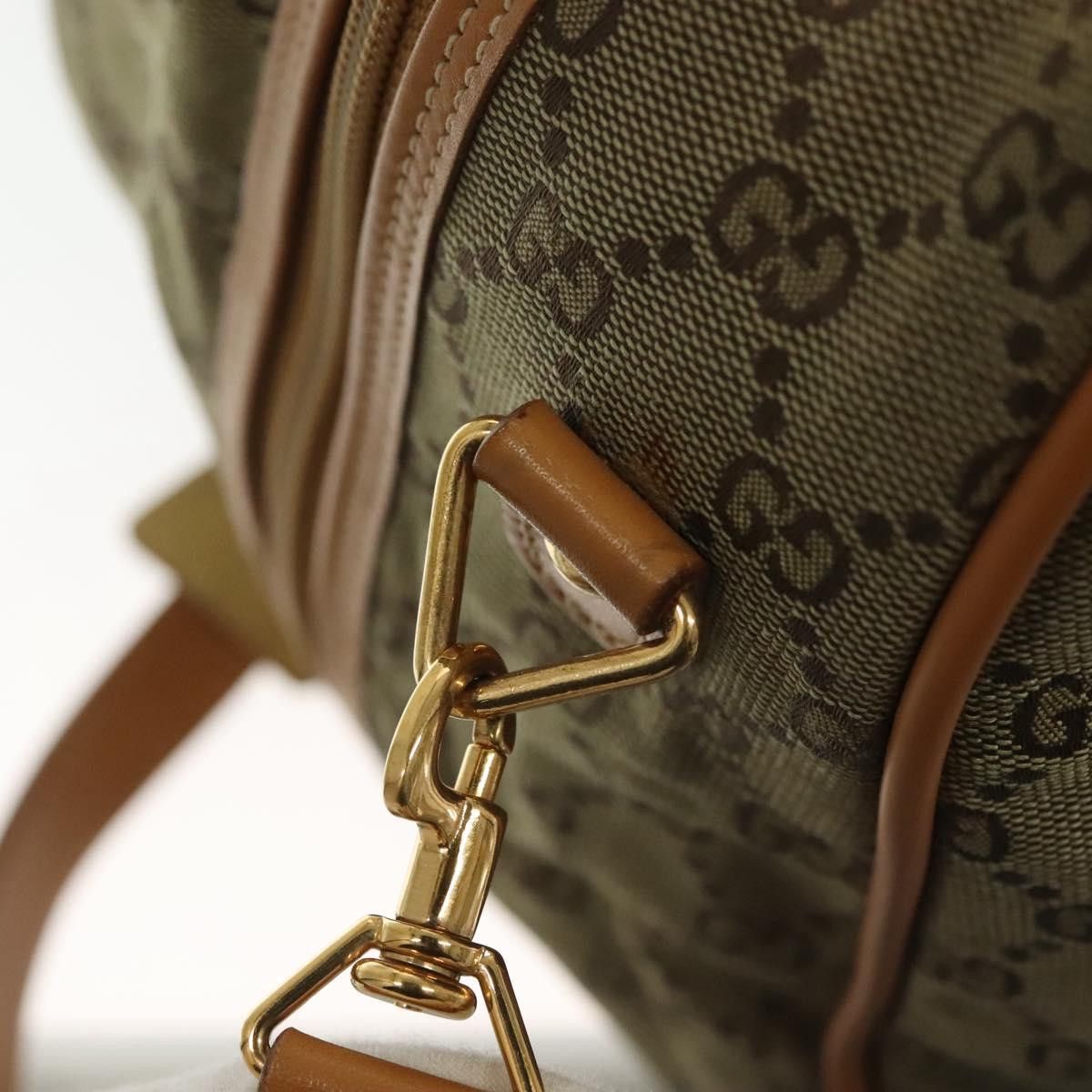 Gucci GUCCI GG Canvas Boston Bag Gold Beige 013 123 013 123 Size ONE SIZE - 17 Thumbnail