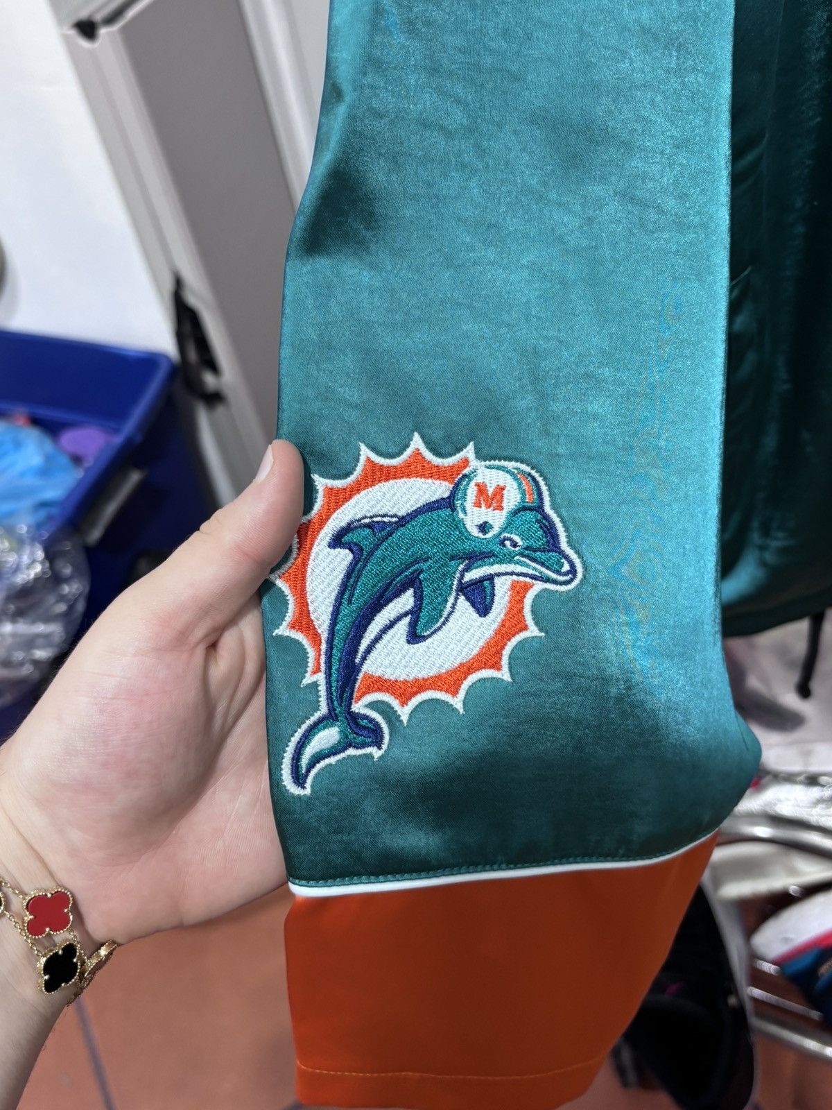 Kith Kith X Nfl Dolphins Kieran Coaches Jacket Size US M / EU 48-50 / 2 - 2 Thumbnail