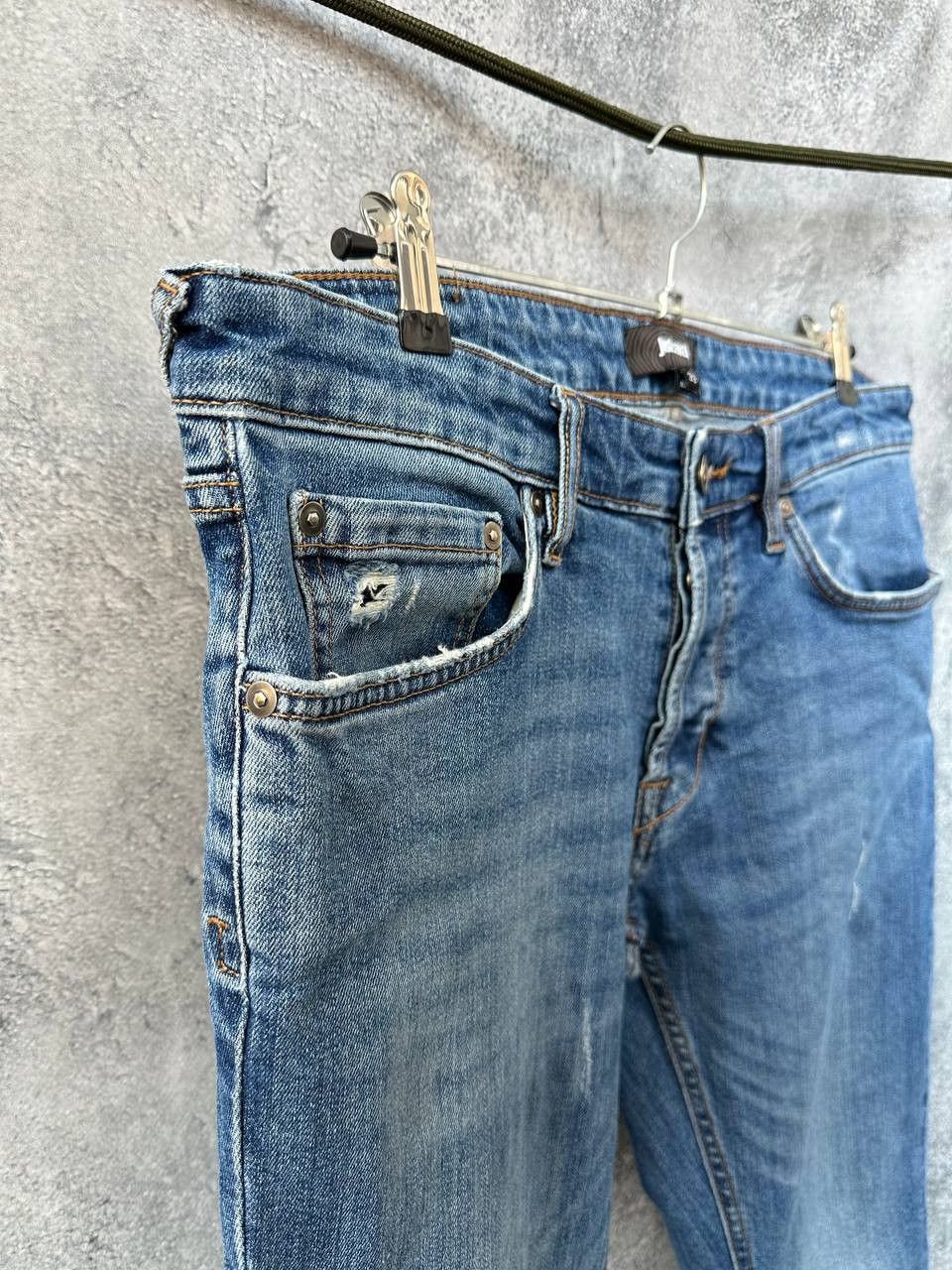 Just Cavalli Just Cavalli Denim Pants Distressed Jeans Blue Slimming Size US 33 - 3 Thumbnail