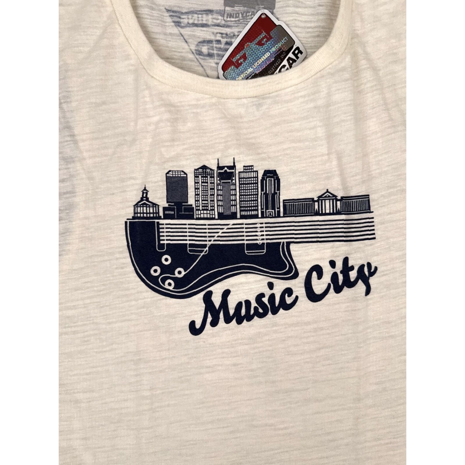 Vintage INDYCAR Tank Beige Nashville Music City Grand Prix Tank Top Shirt Large Womens Size L / US 10 / IT 46 - 6 Thumbnail