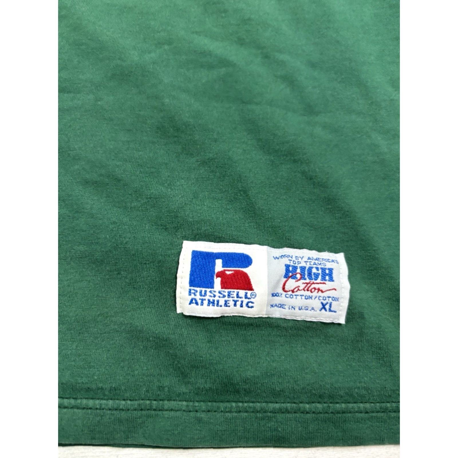 Russell Athletic VINTAGE Russell Athletic T Shirt Men’s XL Green Nebraska Huskers 90s Sports USA Crew Neck Short Sleeve Men Size US XL / EU 56 / 4 - 2 Thumbnail
