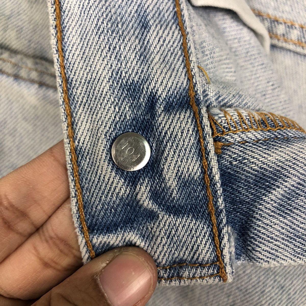Levi's 📌Vintage Short Denim Jeans Levi's Lot 505 Biker Style Size US 32 / EU 48 - 19 Thumbnail