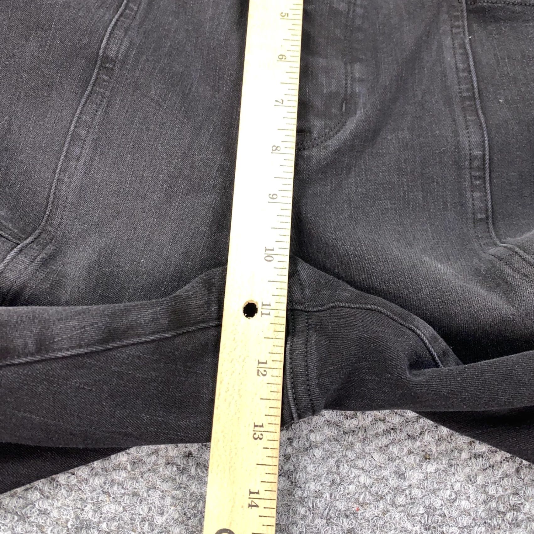 Duluth Trading Company Duluth Trading Pants Womens 8 Black Skinny Leg Stretch Denim Pull On Jeans Jegging High Rise Slim Waist Elastic Pockets 29 In Inseam Womens Size 30" / US 8 / IT 44 - 6 Thumbnail