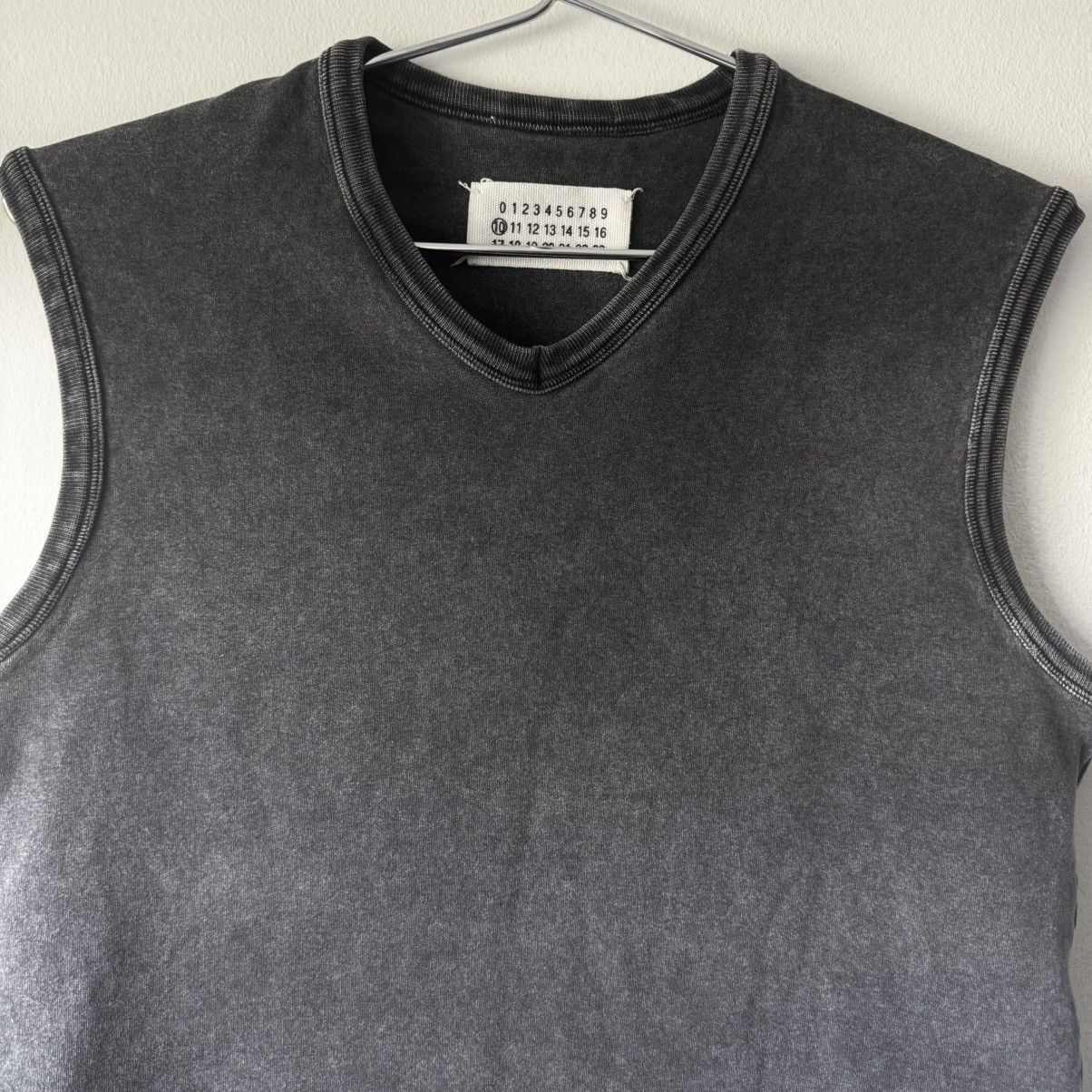 Maison Margiela SS1999 Martin Margiela Dark Gray Cotton Jersey Vest Size US M / EU 48-50 / 2 - 2 Thumbnail