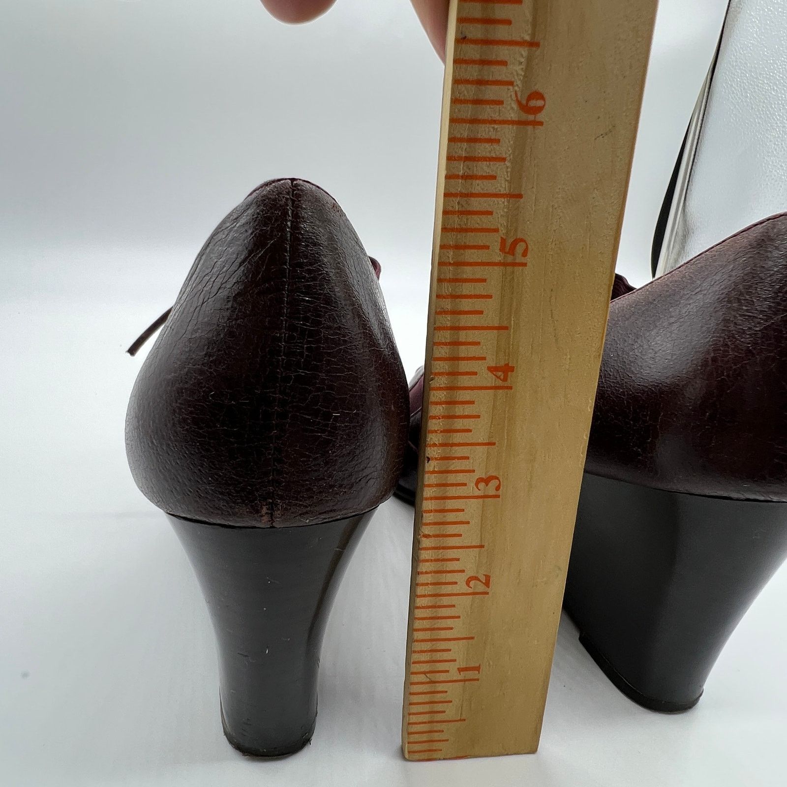 Other Aerosoles Ankle Heel Boots Size 8.5 Red Leather Upper Size US 8.5 / IT 38.5 - 4 Thumbnail