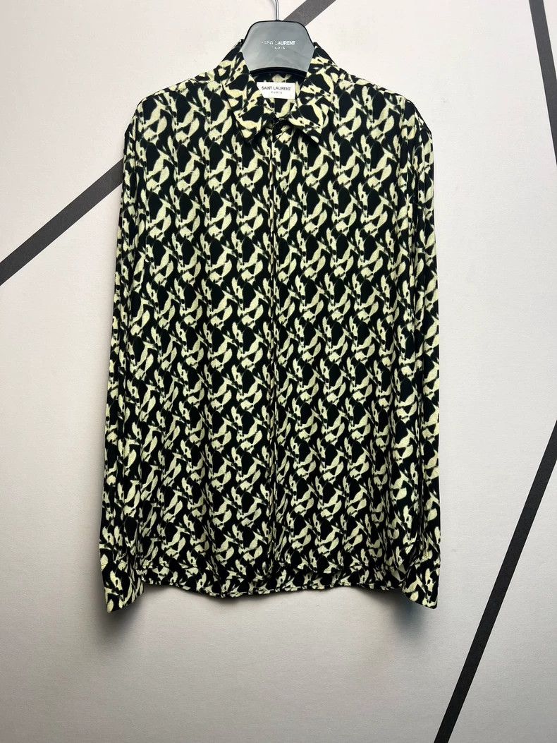 Yves Saint Laurent Animal Print Saint Laurent Shirt Size US M / EU 48-50 / 2 - 1 Thumbnail