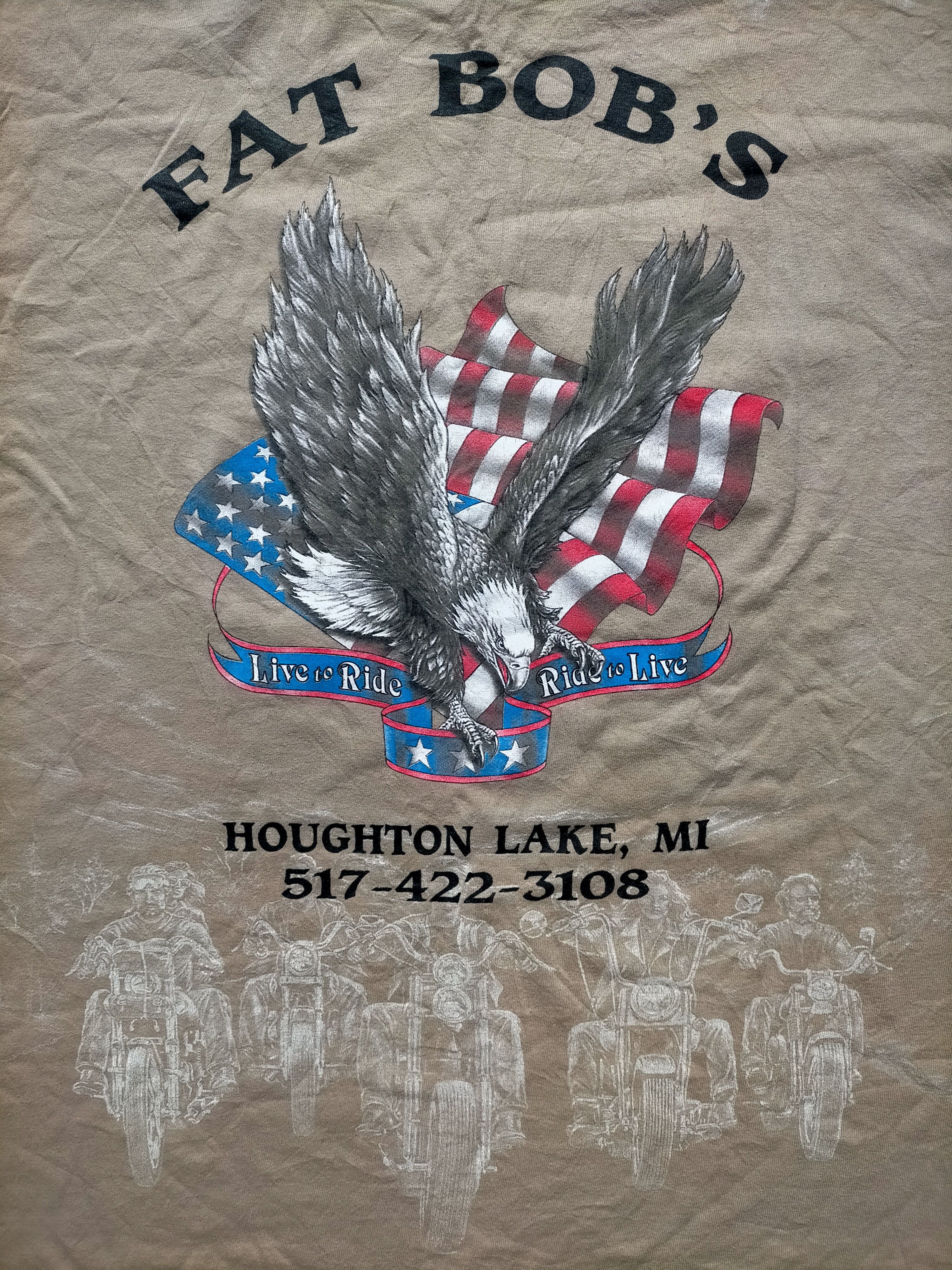 Harley Davidson Vintage 1998 Born in the usa tee Size US L / EU 52-54 / 3 - 3 Thumbnail