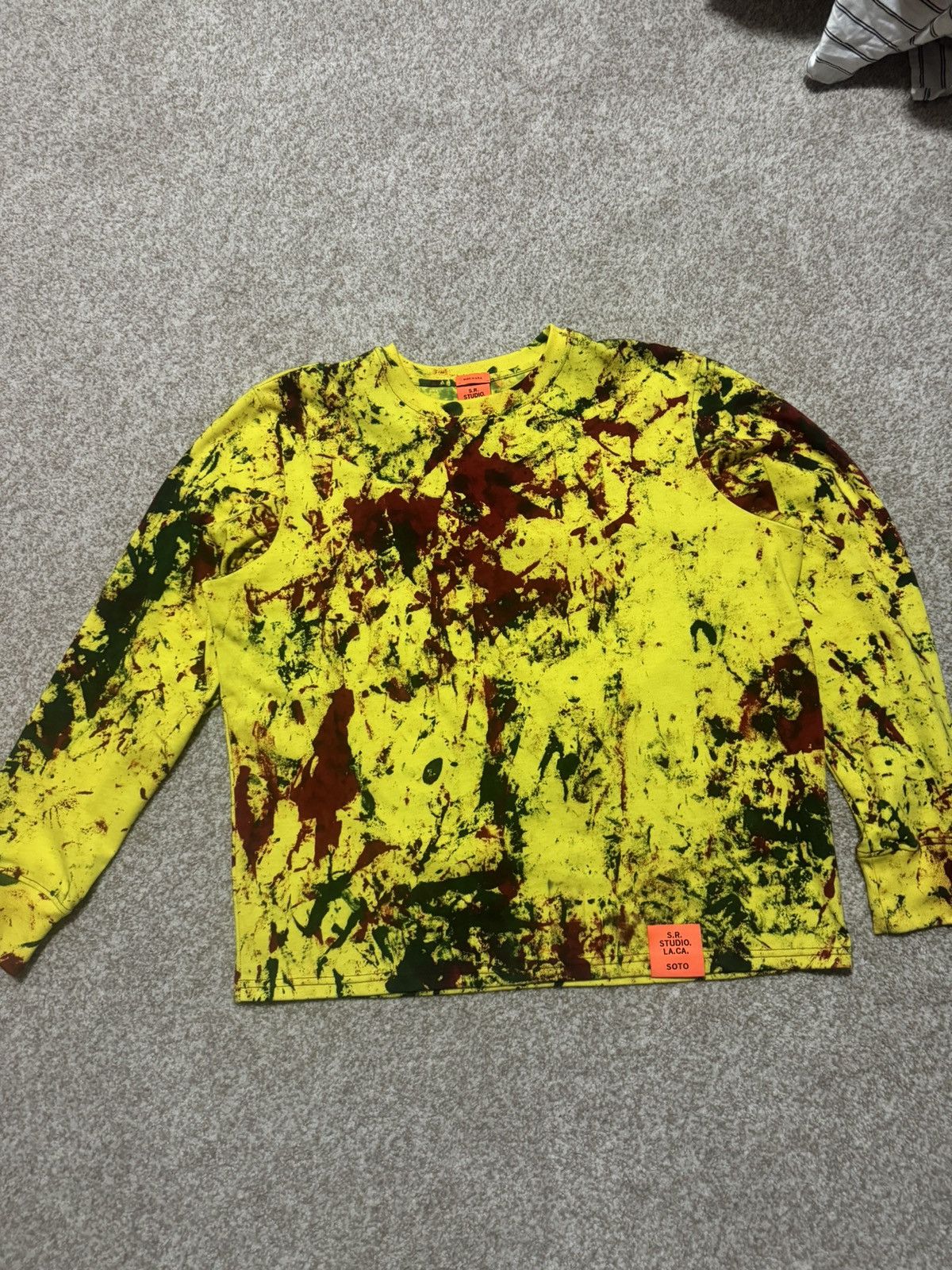 Sterling Ruby SR Studios Yellow Hand Dyed Longsleeve Size US S / EU 44-46 / 1 - 3 Thumbnail