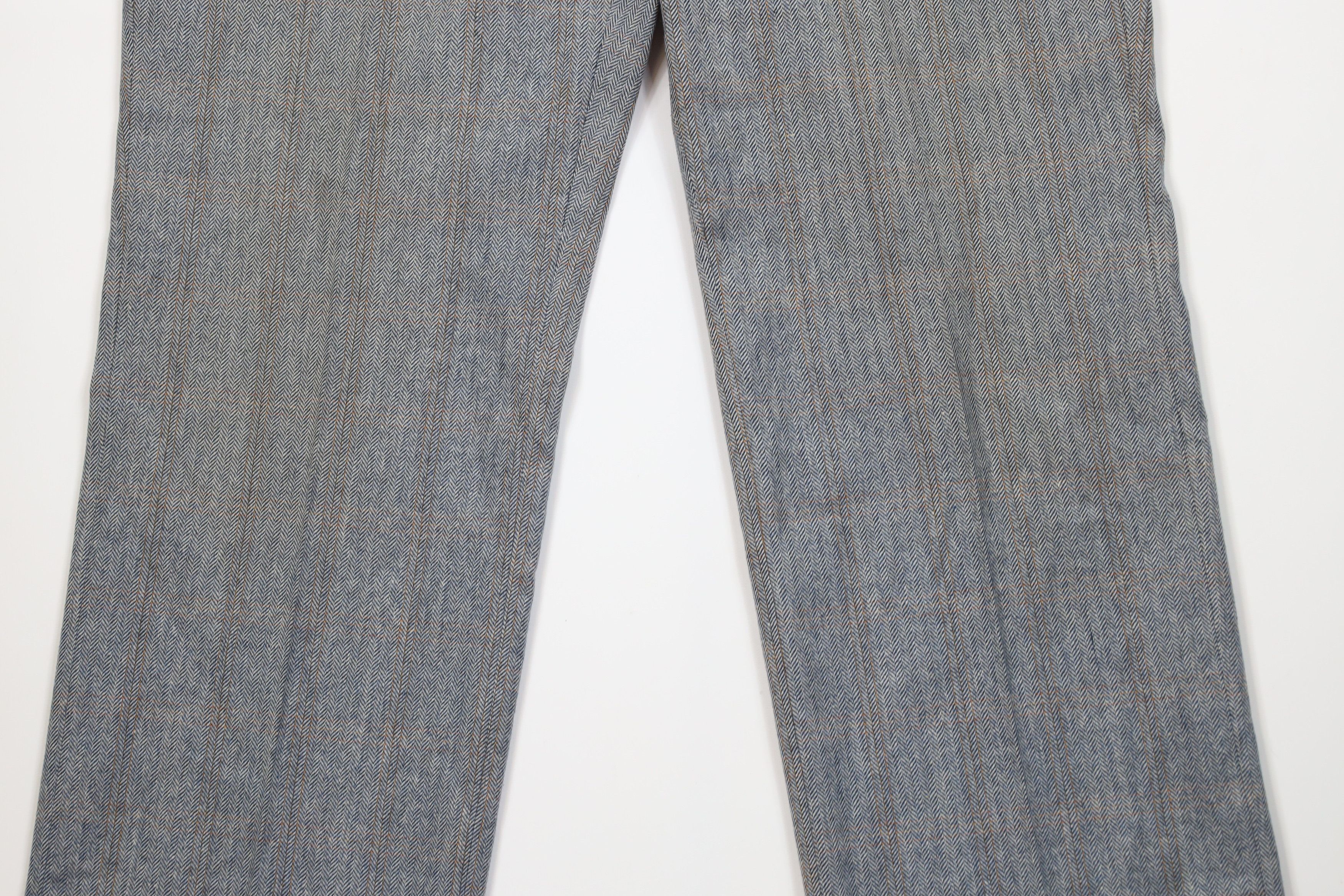 Vintage Vintage 60s 70s Streetwear Herringbone Bell Bottoms Pants Size US 38 / EU 54 - 3 Thumbnail