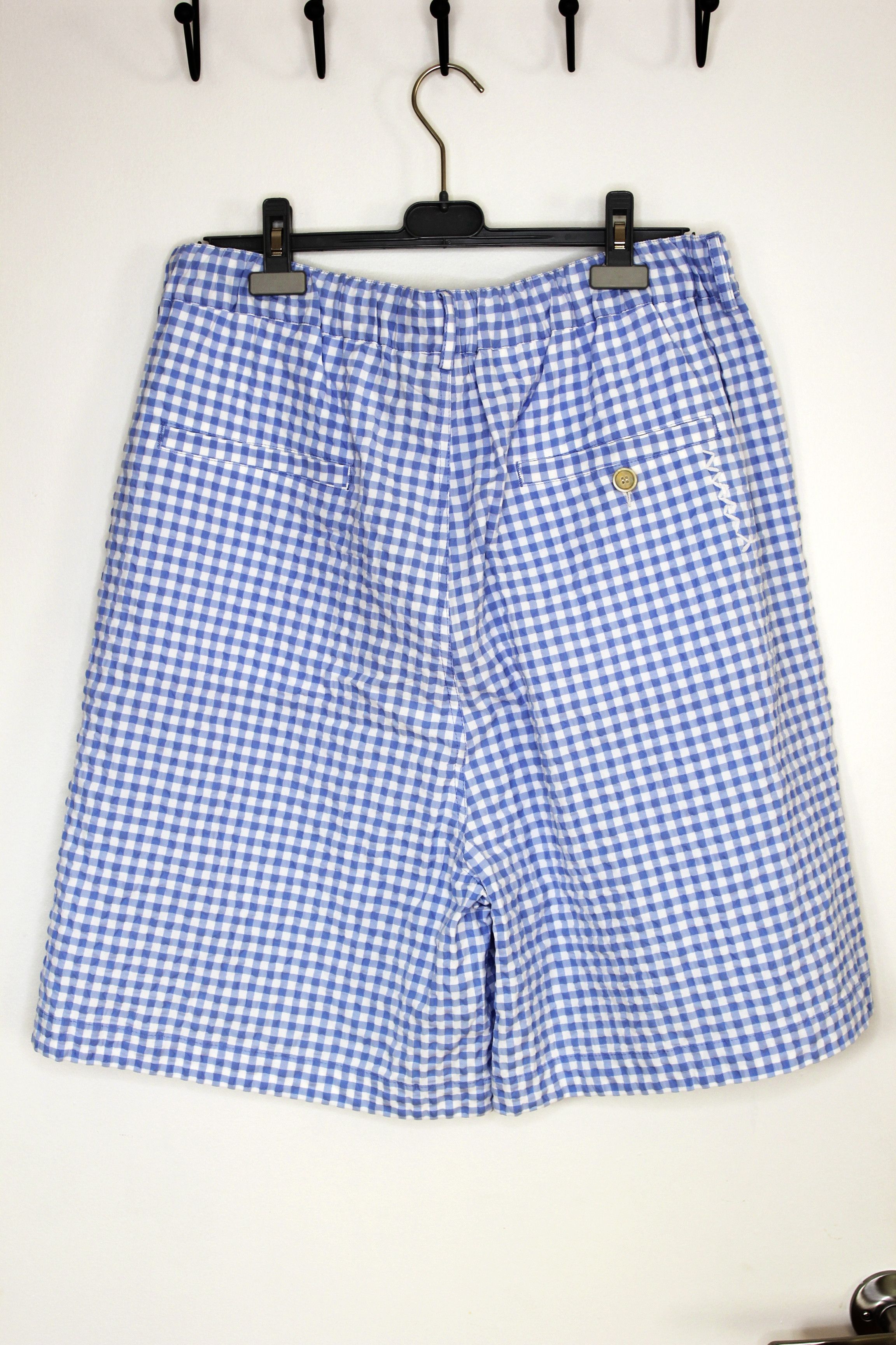 Marni BNWT SS25 MARNI GINGHAM SEERSUCKER SHORTS 52 Size US 36 / EU 52 - 3 Thumbnail