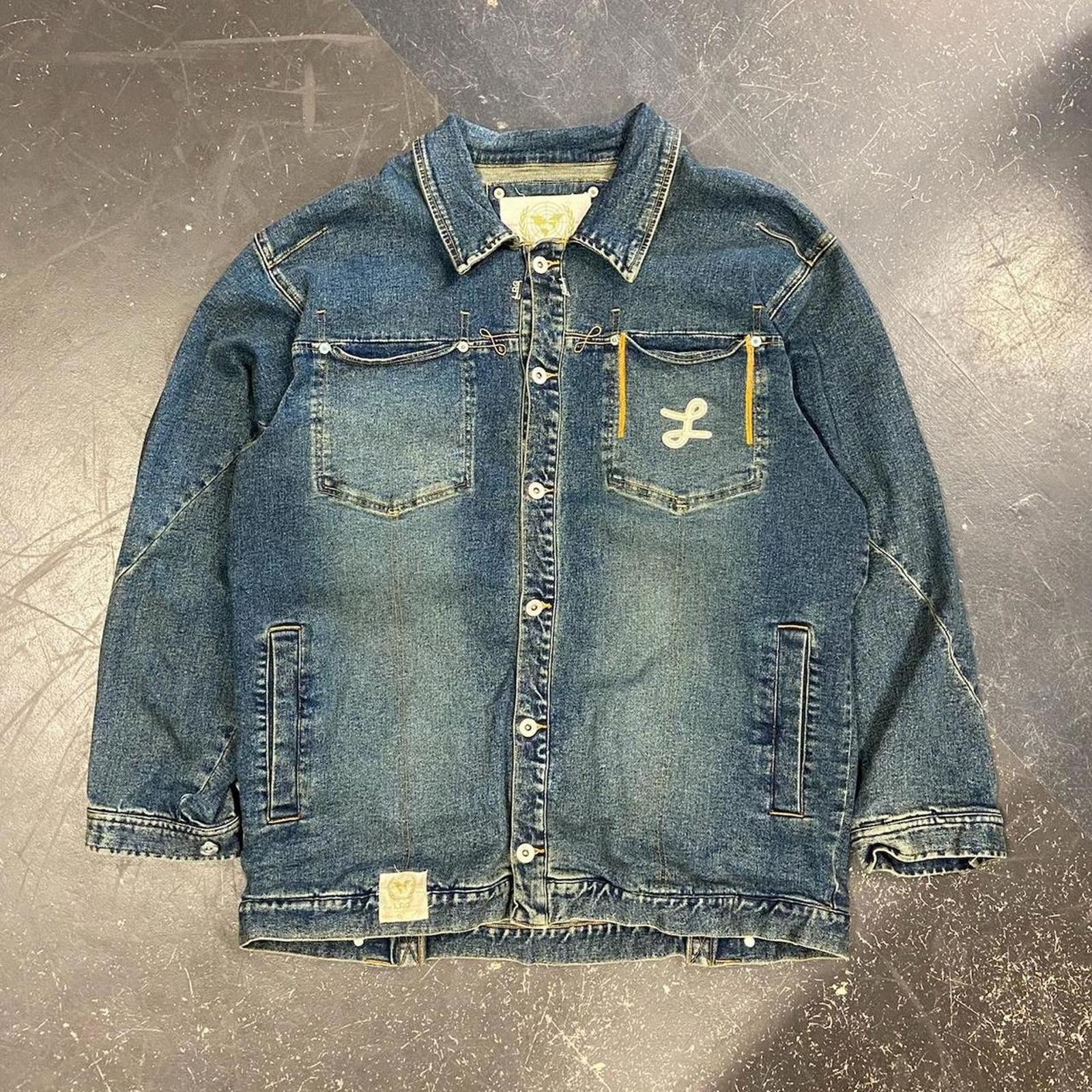 Vintage Vintage LRG Denim Jacket Size US XL / EU 56 / 4 - 1 Thumbnail