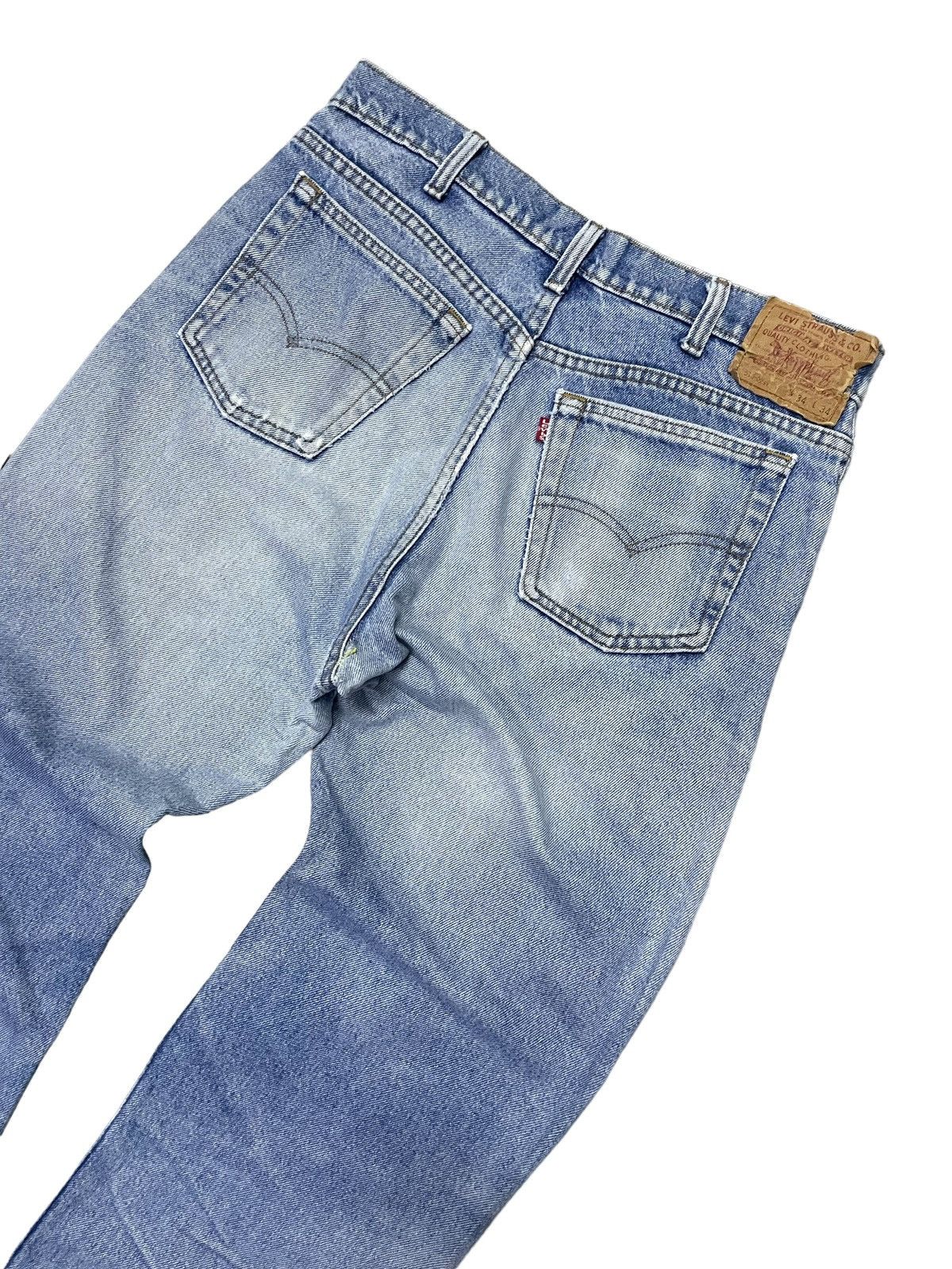Vintage Levis 519-0219 Distressed Light Wash Jeans