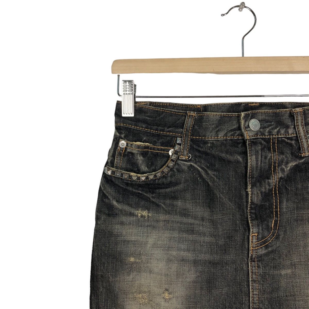 Hysteric Glamour 🔥Punk Design Skirt Denim Kinky Hysteric Glamour Japan Size 28" / US 6 / IT 42 - 6 Thumbnail