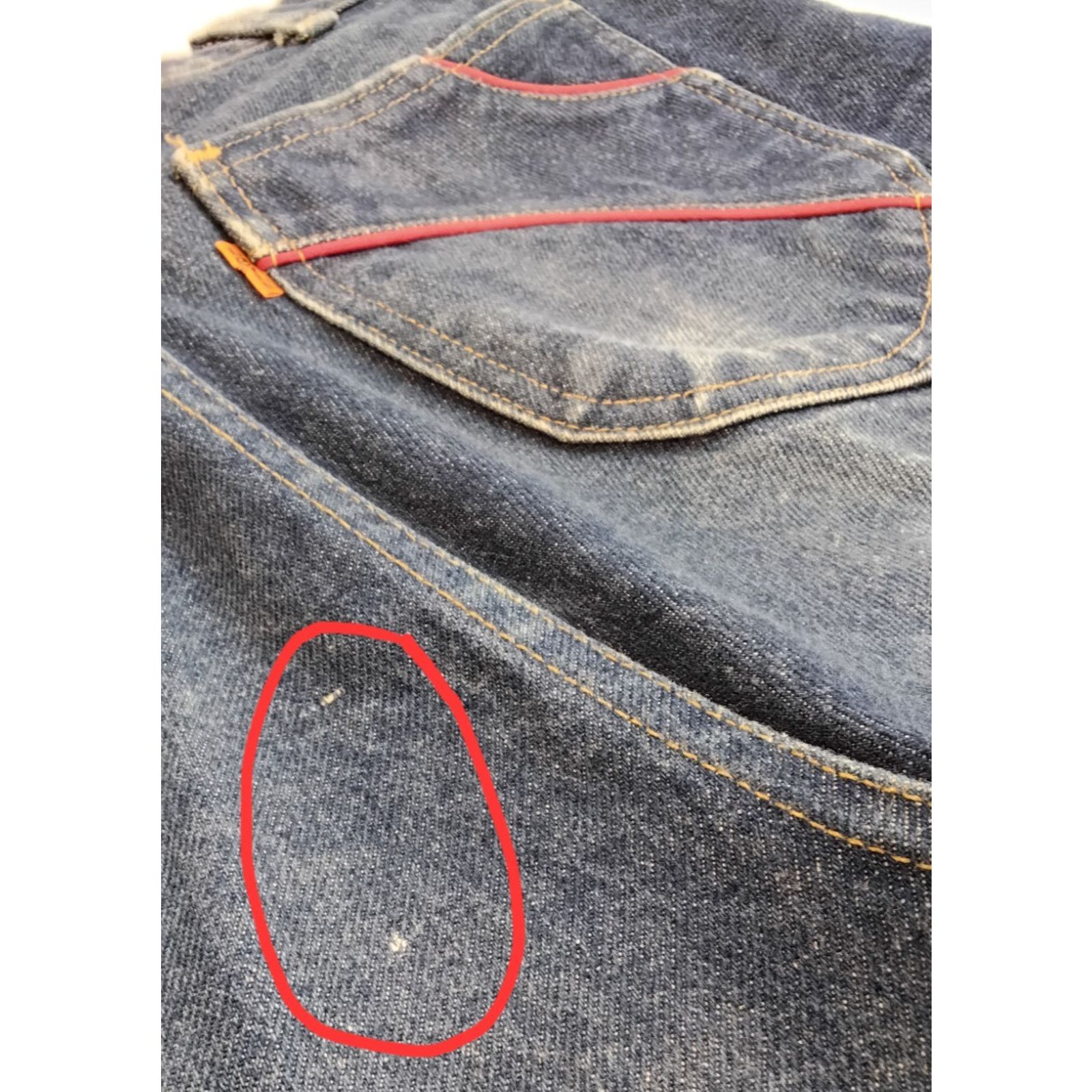 Levi's Levi's Fresh Produce Jean 32 Dark Wash 70s Talon Orange Tab Size US 32 / EU 48 - 9 Thumbnail