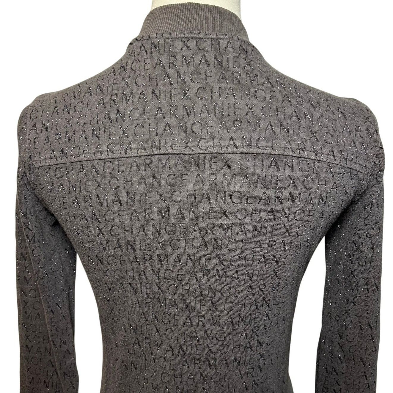 Armani Exchange Armani Exchange Gray Zip Mock Neck Athletic Jacket Small Size S / US 4 / IT 40 - 11 Thumbnail