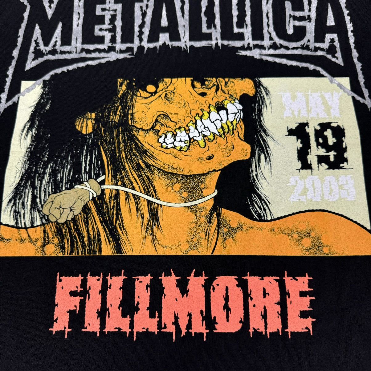 Vintage 2003 Metallica St Anger 19th Tour Tee T - Shirt