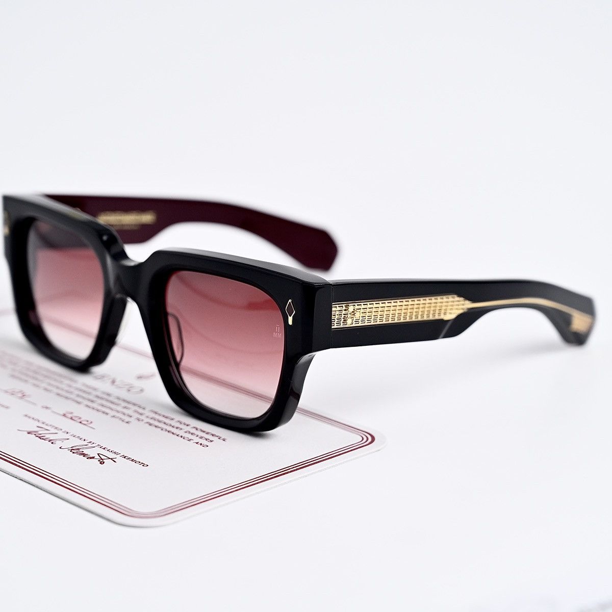 Jacques Marie Mage JACQUES MARIE MAGE ENZO EPOXY CHARLET SUNGLASSES Size ONE SIZE - 9 Thumbnail