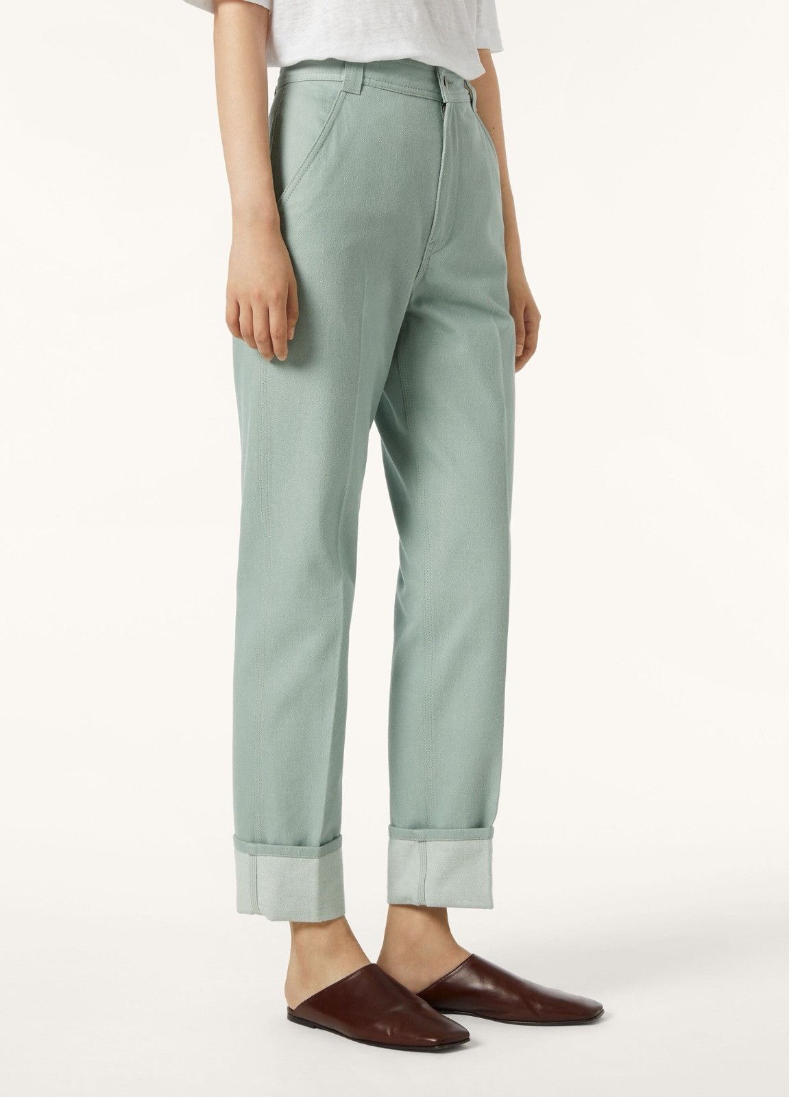 Loro Piana o1srvl11e0526 FAP4171 Garey Jeans in Light Blue Size 26" / US 2 / IT 38 - 8 Thumbnail