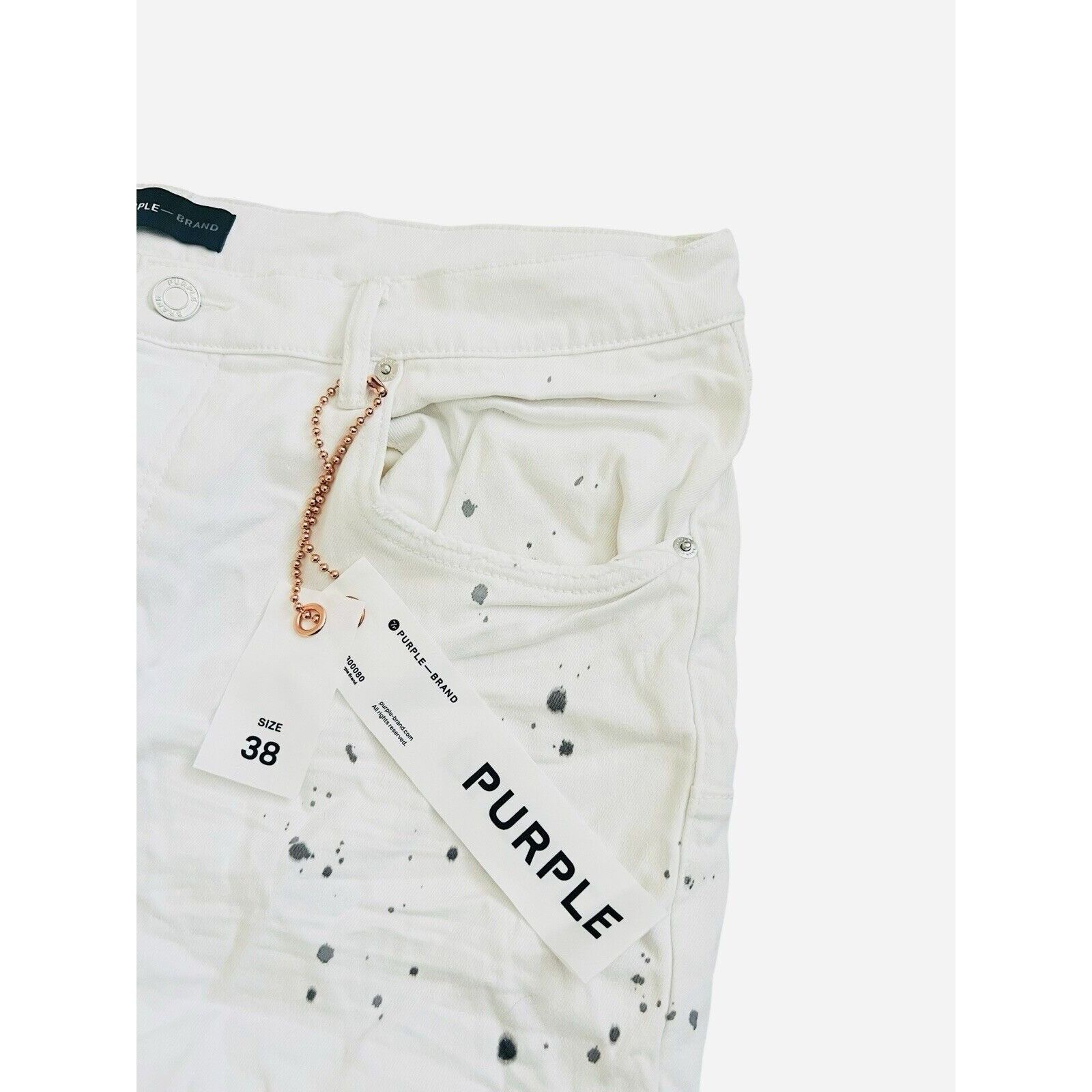 Purple Brand Purple Brand Jeans Mens Slim Fit White P001 Size 38/32 Size US 38 / EU 54 - 7 Thumbnail