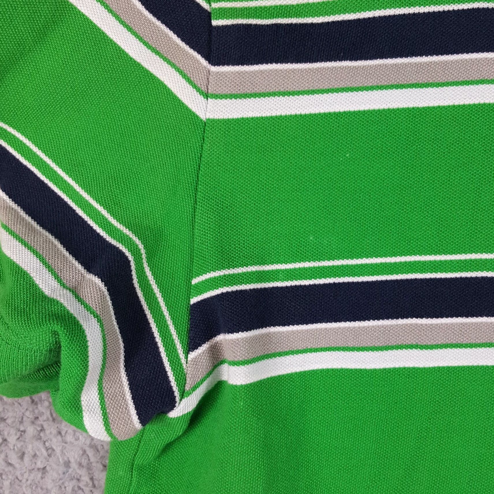 Vintage VINTAGE Jimmy'z Polo Shirt Striped Shirt Size L Green 100% Cotton Casual Grunge Surf Skater 90s Mens Size US L / EU 52-54 / 3 - 6 Thumbnail