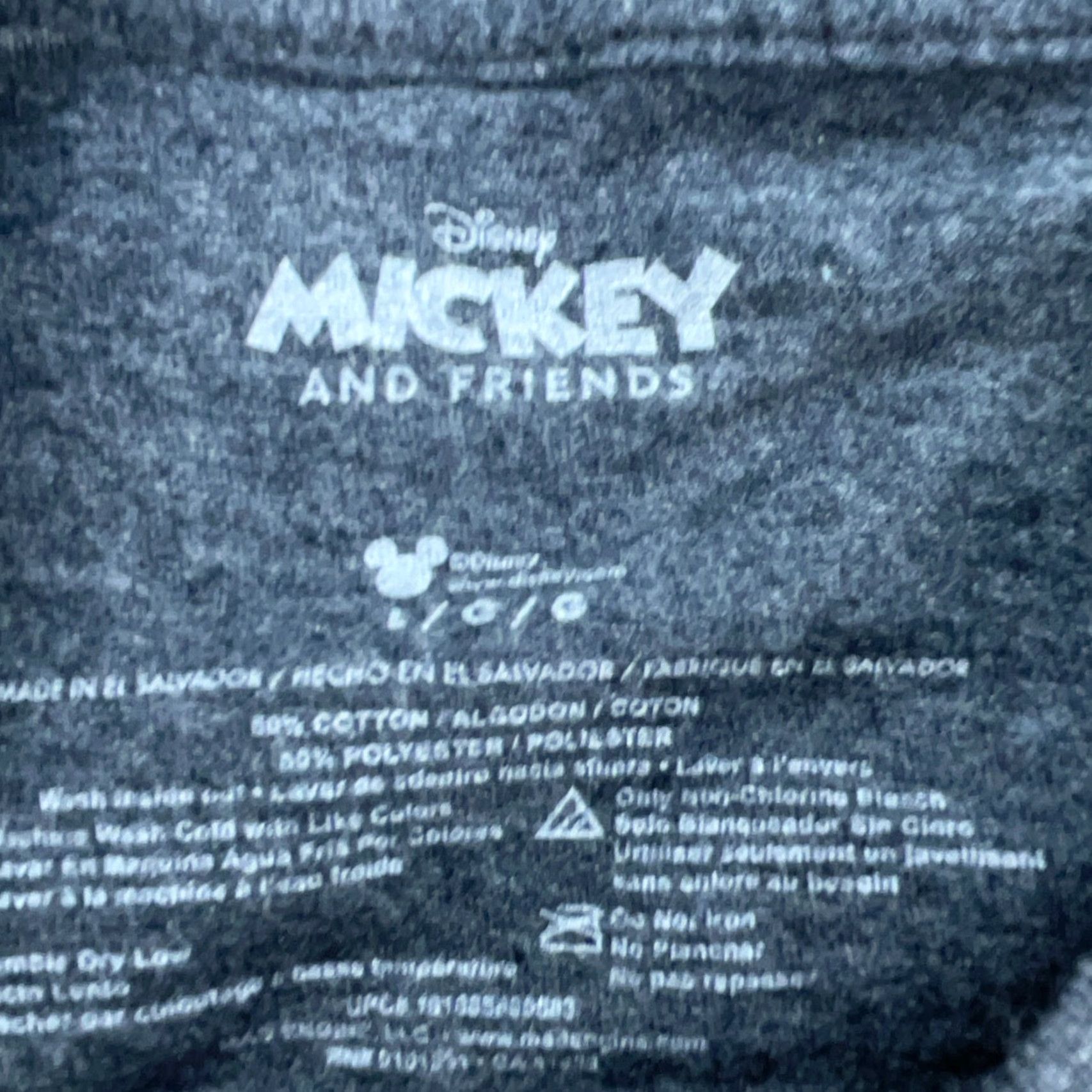 Disney Disney Shirt Men L Gray Tee Mickey Mouse Pluto Goofy Donald Duck Walt World Cartoon USA Classic Vintage Logo Short Sleeve Crew Neck Size US L / EU 52-54 / 3 - 3 Thumbnail