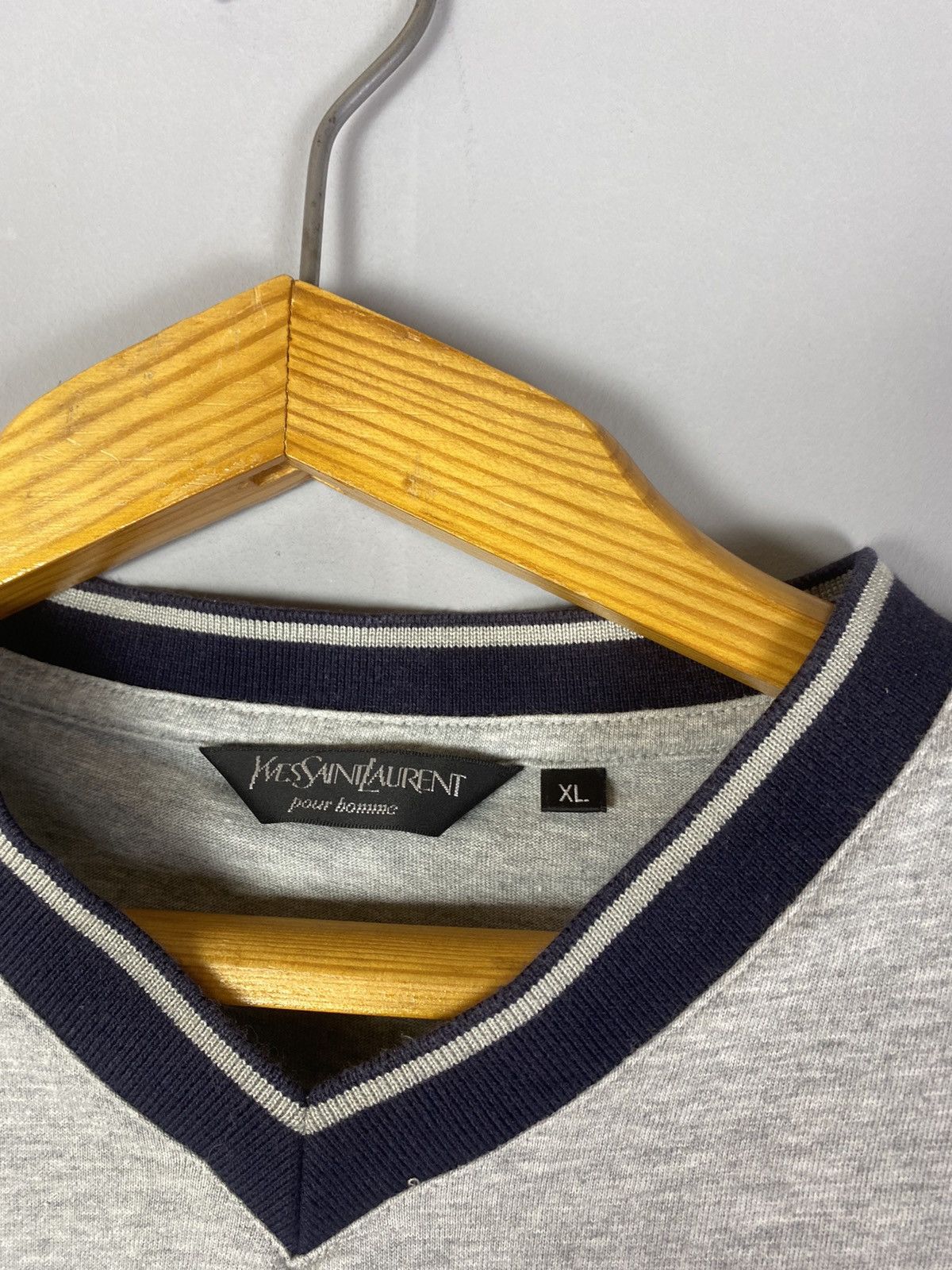 Yves Saint Laurent Vintage 90s Yves Saint Laurent polo tee T-shirt Size US XL / EU 56 / 4 - 5 Thumbnail