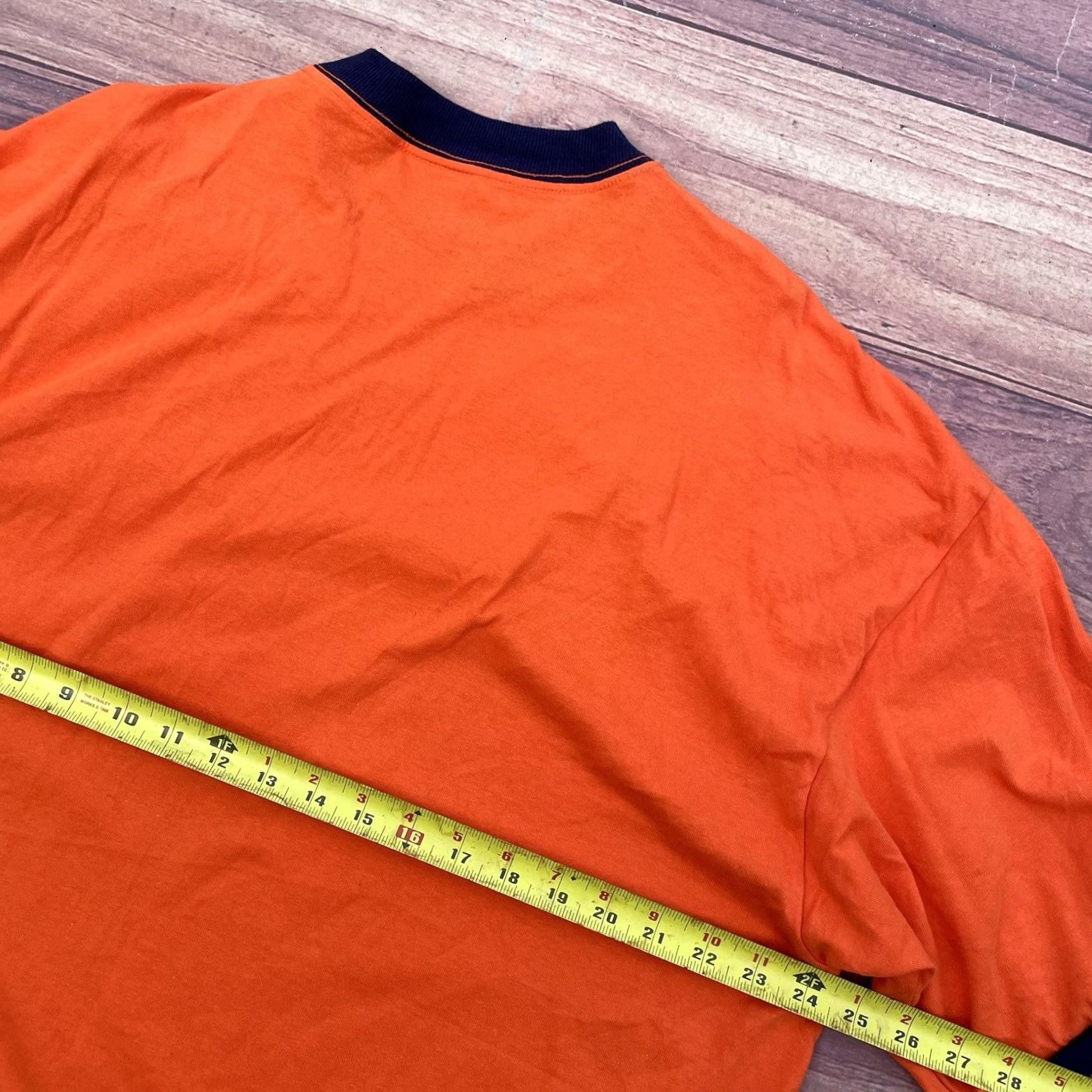 Delta VINTAGE Bob Dylan Orange Ringer Shirt Mens 2XL Delta Tour Music Band Concert Shirt Size US XXL / EU 58 / 5 - 4 Thumbnail