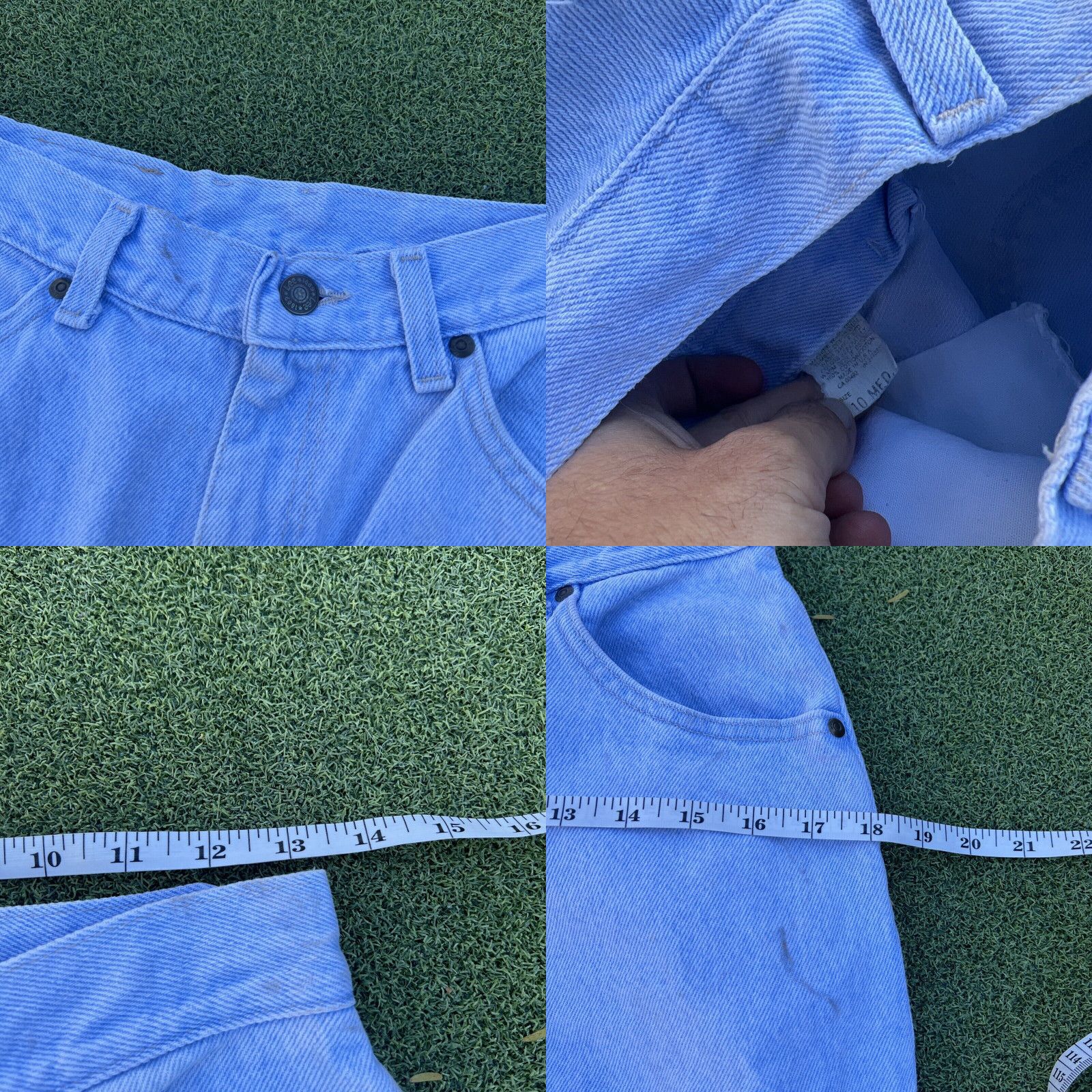 Lee Vintage 80s Women’s Lee Riders High Rise Straight Leg Jeans Mid Wash USA Made 10 Size 32" / US 10 / IT 46 - 8 Thumbnail