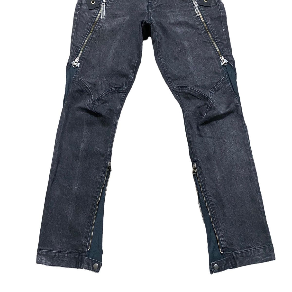 PPFM PPFM Black Denim Pants Zipper Size US 30 / EU 46 - 7 Thumbnail