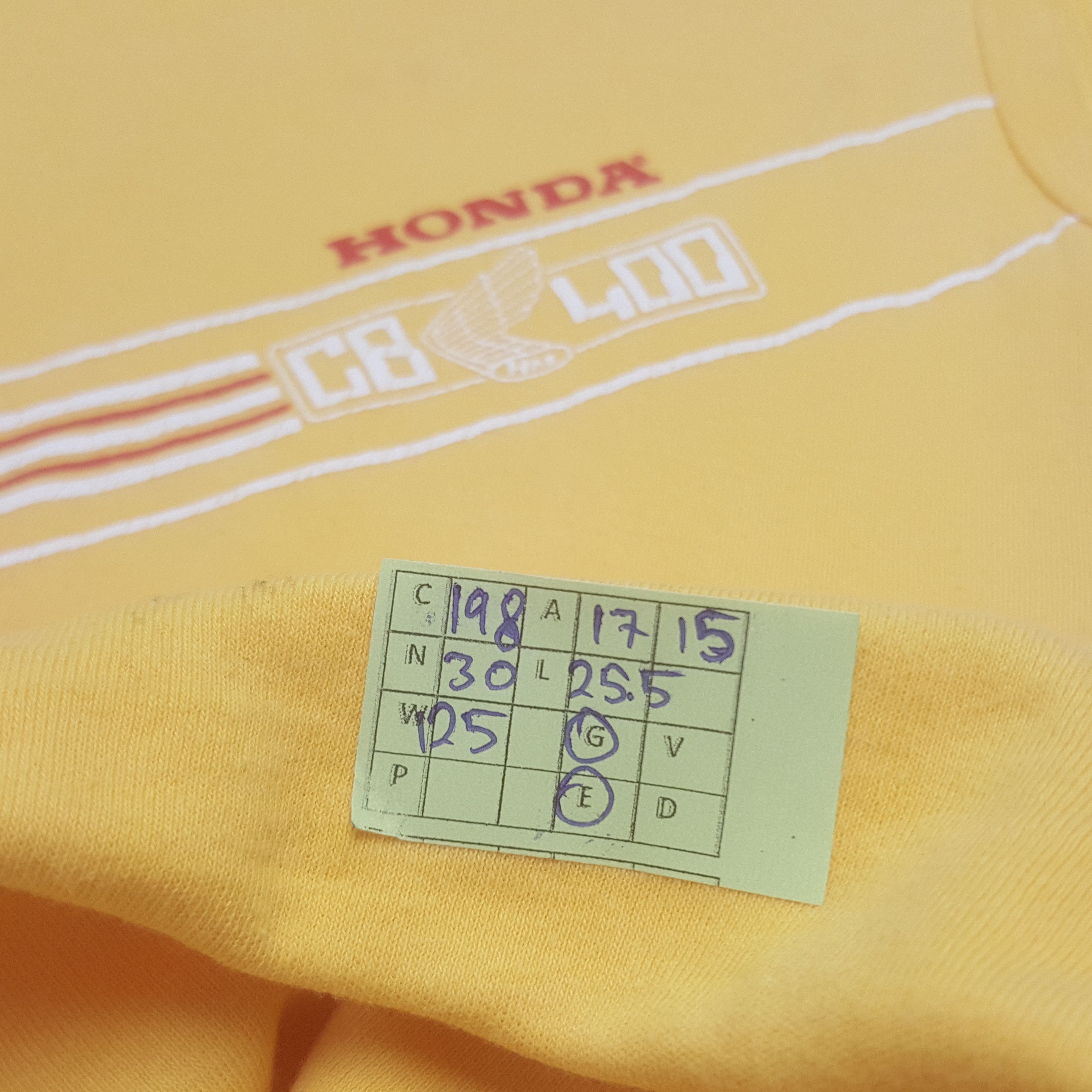 Honda × Vintage Vintage Honda Racing CB400 Motorsports Sleeveless T-shirt Size US S / EU 44-46 / 1 - 7 Thumbnail