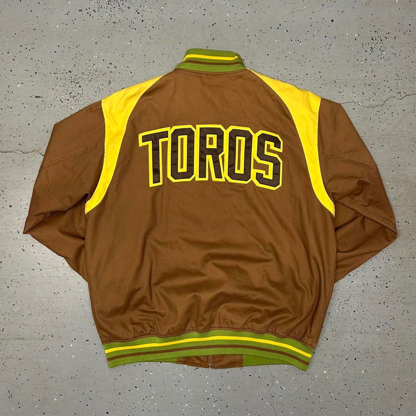 Other Y2K Brown and yellow Toros varsity track jacket Size US XXL / EU 58 / 5 - 8 Thumbnail