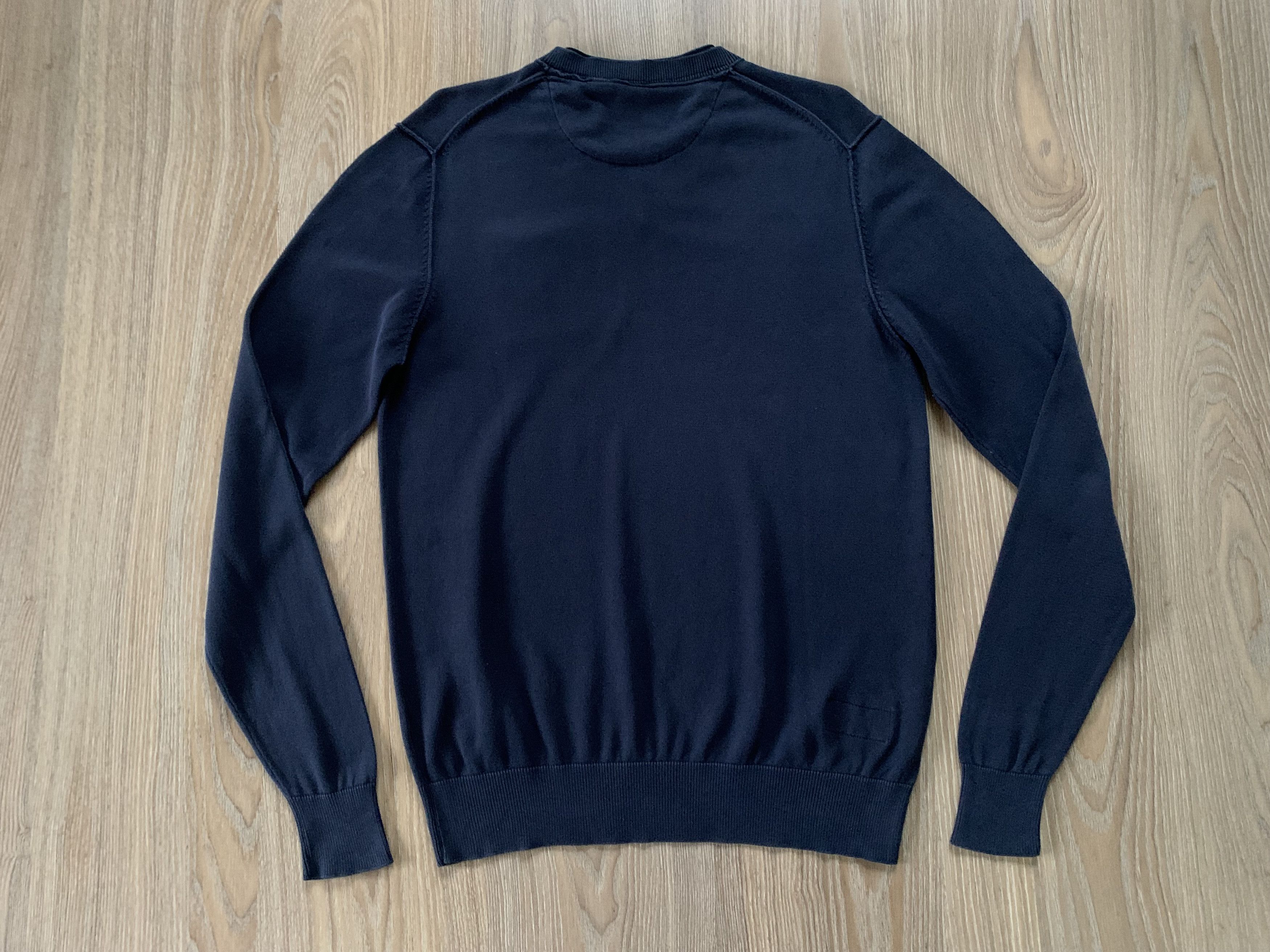 Aeronautica Militare Aeronautica Militare V Neck Cotton Sweater Steel Logo Size US M / EU 48-50 / 2 - 3 Thumbnail