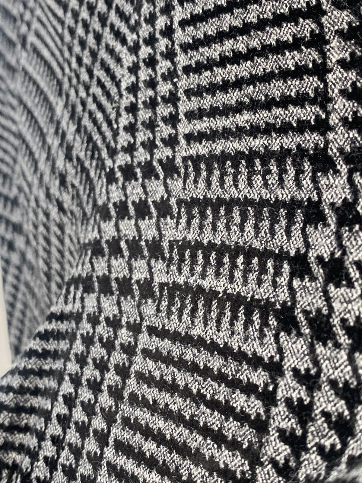John Elliott John Elliot Wide Tuck Pants / Houndstooth Charcoal Sz 1 Size US 29 - 3 Thumbnail