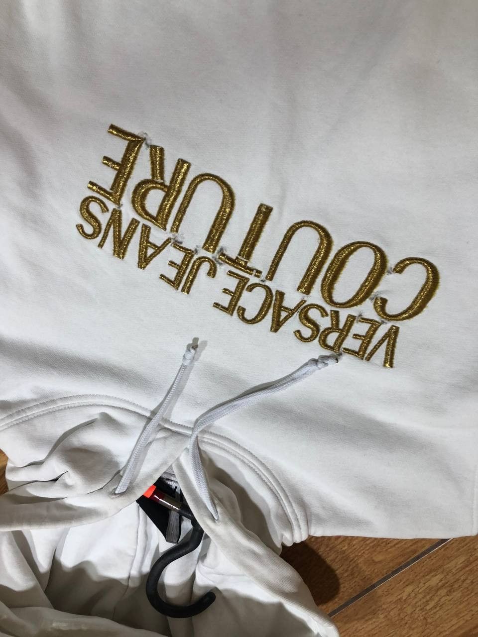Versace Jeans Couture Versace Jeans Couture Men's Gold Foil Logo Hoodie Size US XS / EU 42 / 0 - 7 Thumbnail