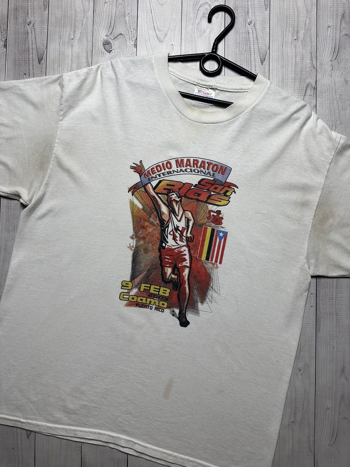 Vintage Vintage Marathon 2003 Puerto Rico tee Olympic size L logo Size US L / EU 52-54 / 3 - 2 Thumbnail