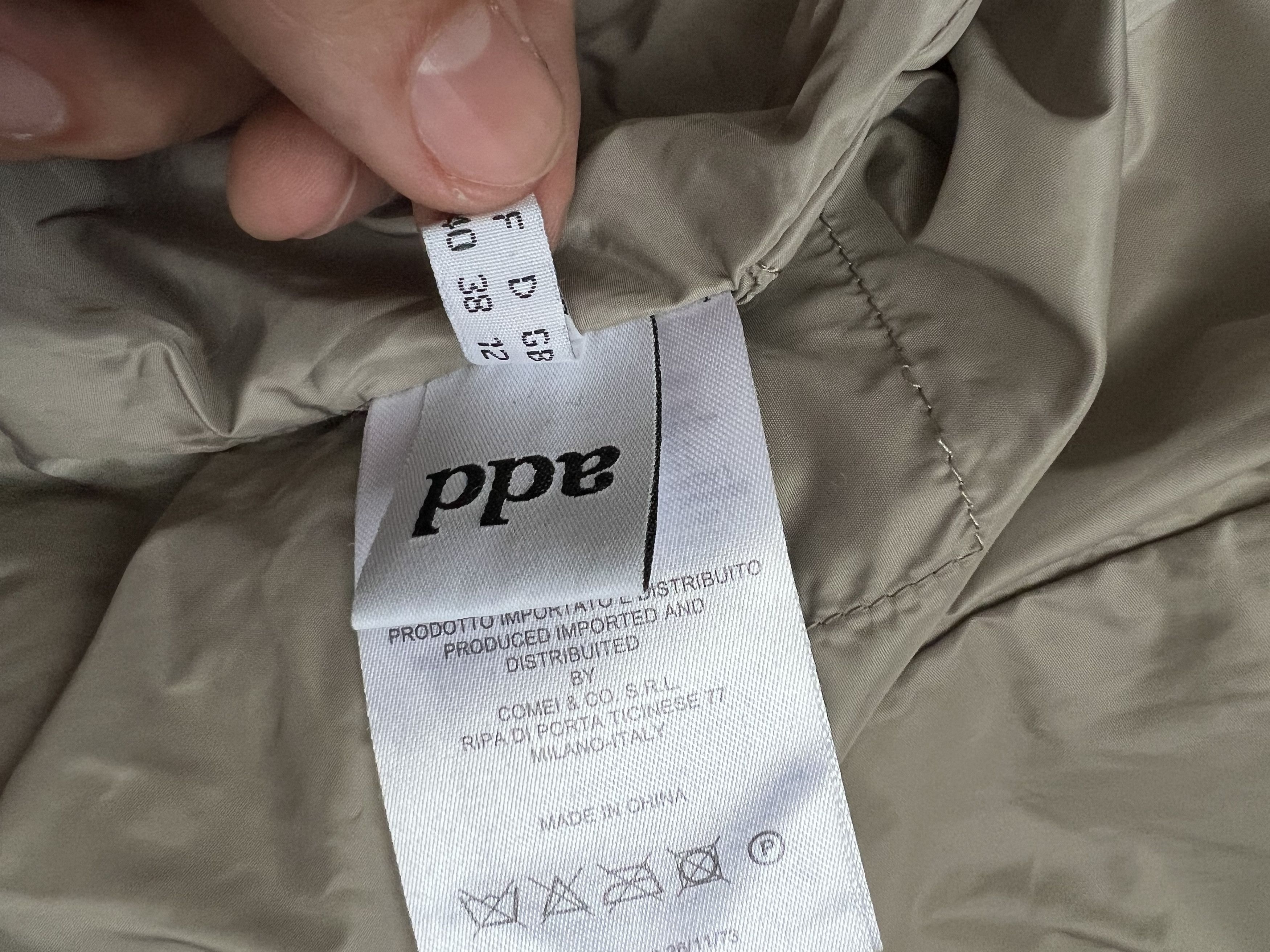 Add ADD Down Beige Quilted Knee-Length Coat Parka Size M / US 6-8 / IT 42-44 - 5 Thumbnail