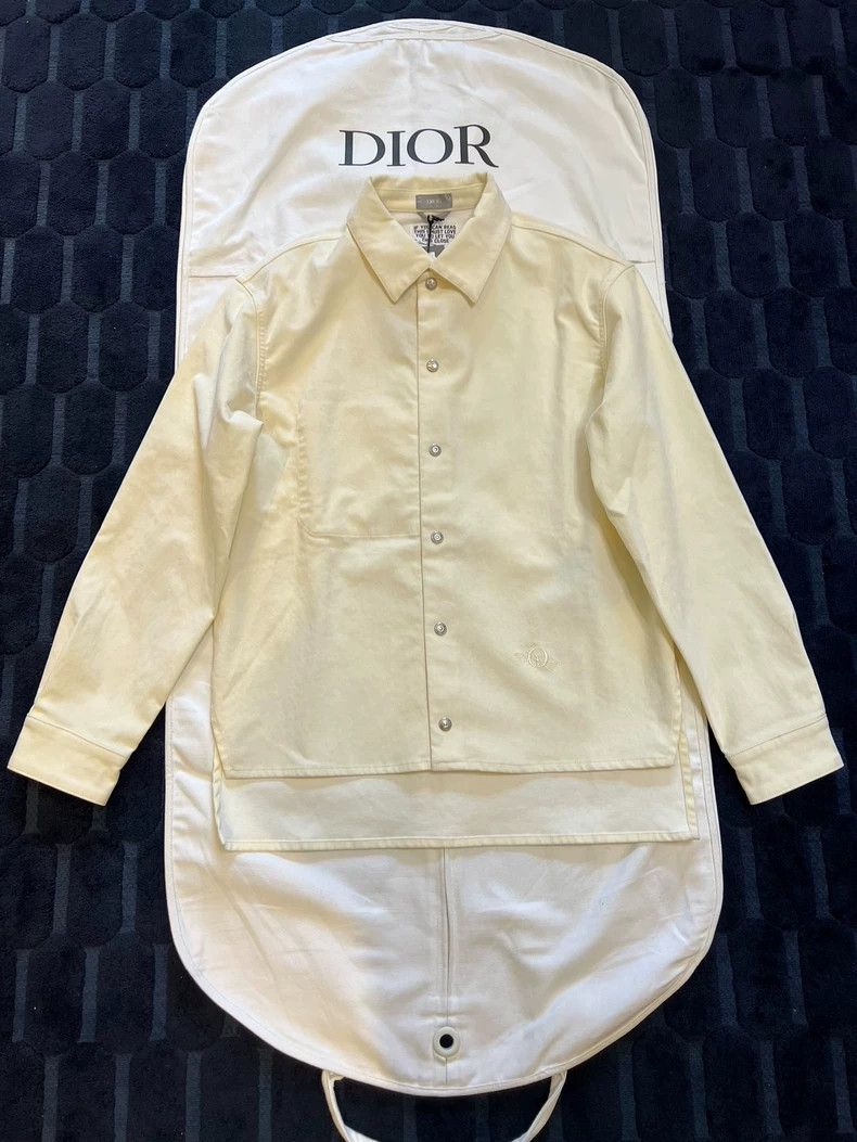 Dior Dior Cream Suede Shirt Jacket Size US M / EU 48-50 / 2 - 1 Thumbnail