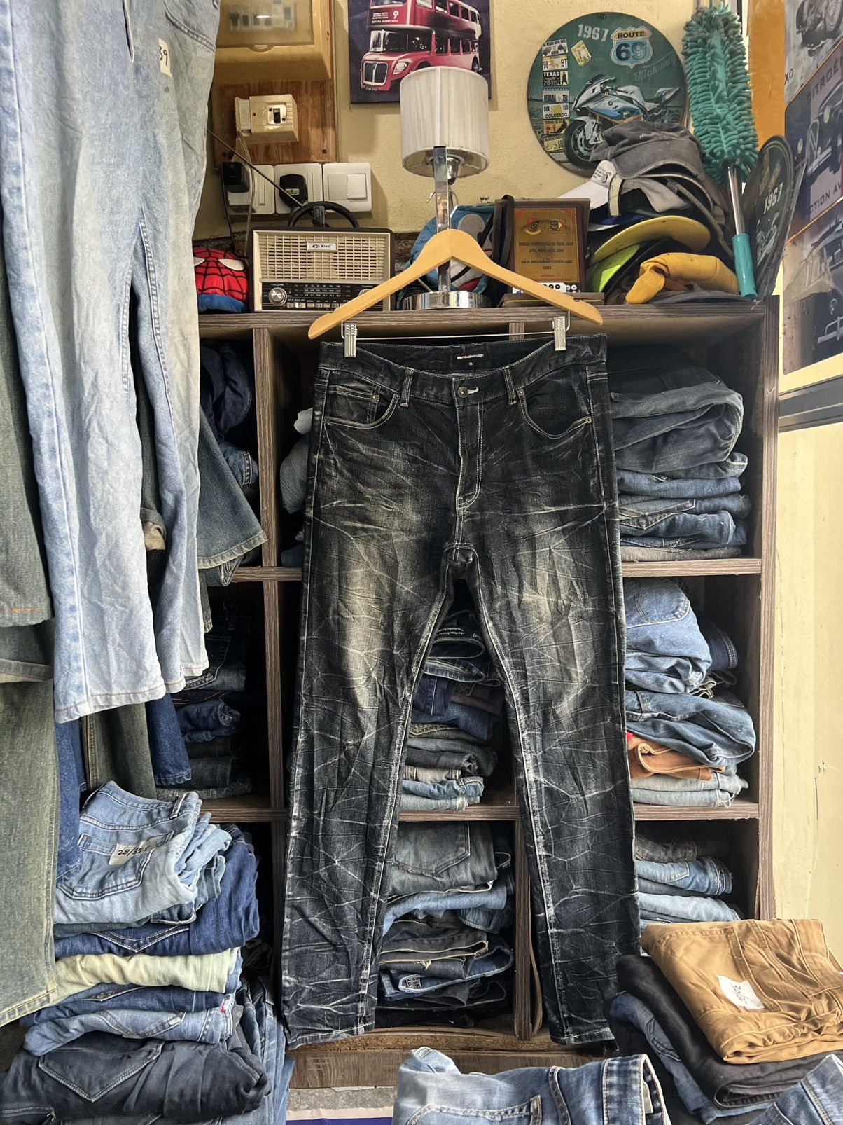 semanticdesign 🔥Rare Semantic Design Flared Distressed Denim Size US 35 - 1 Thumbnail