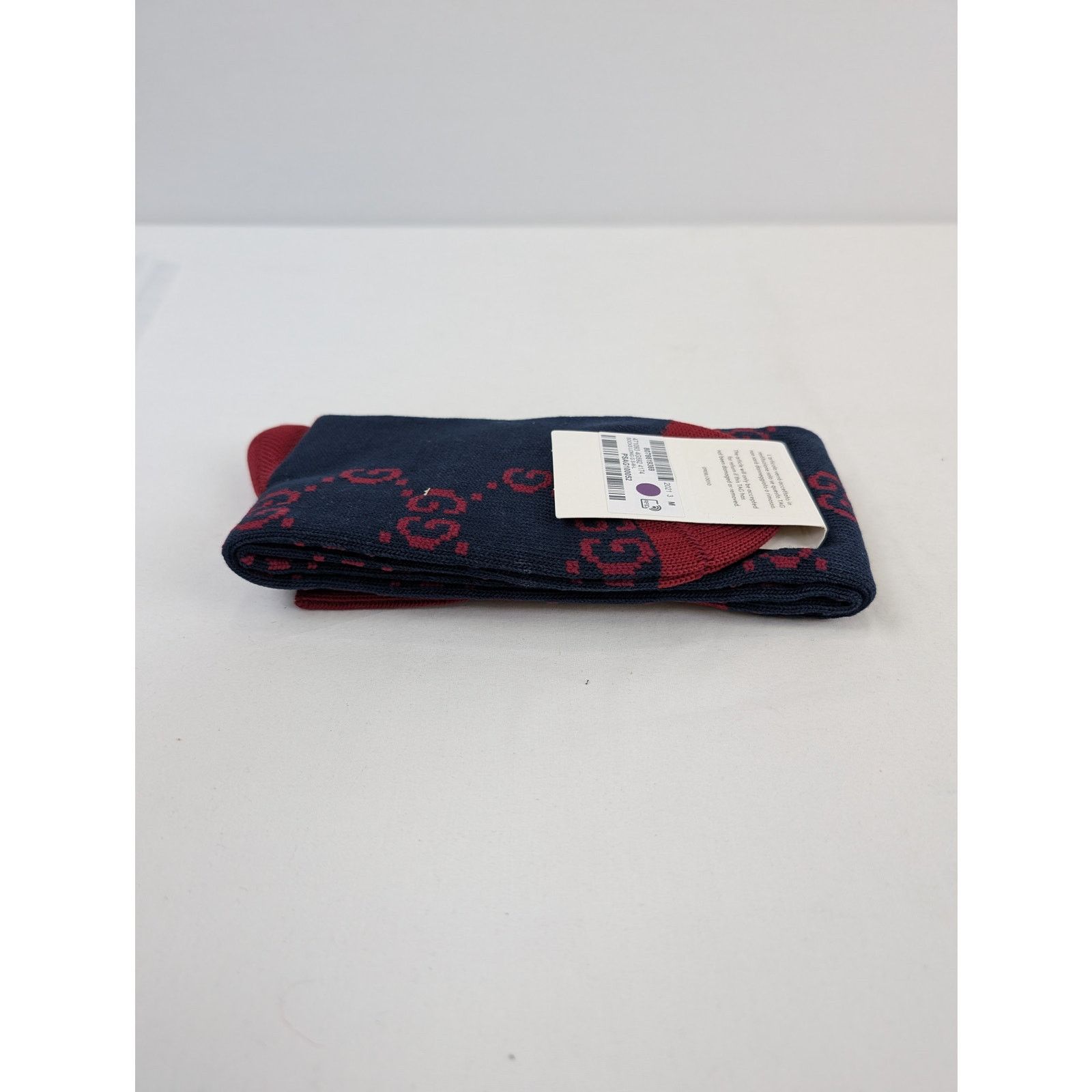 Gucci o1rshd1 Size: M / Long Socks in Navy/Red Size ONE SIZE - 5 Thumbnail
