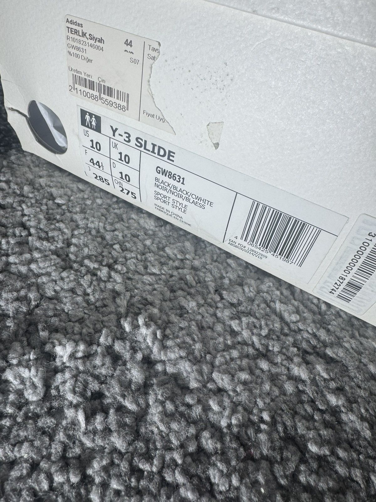 Y-3 Adidas Y-3 Slide Size US 11.5 / EU 44-45 - 4 Thumbnail
