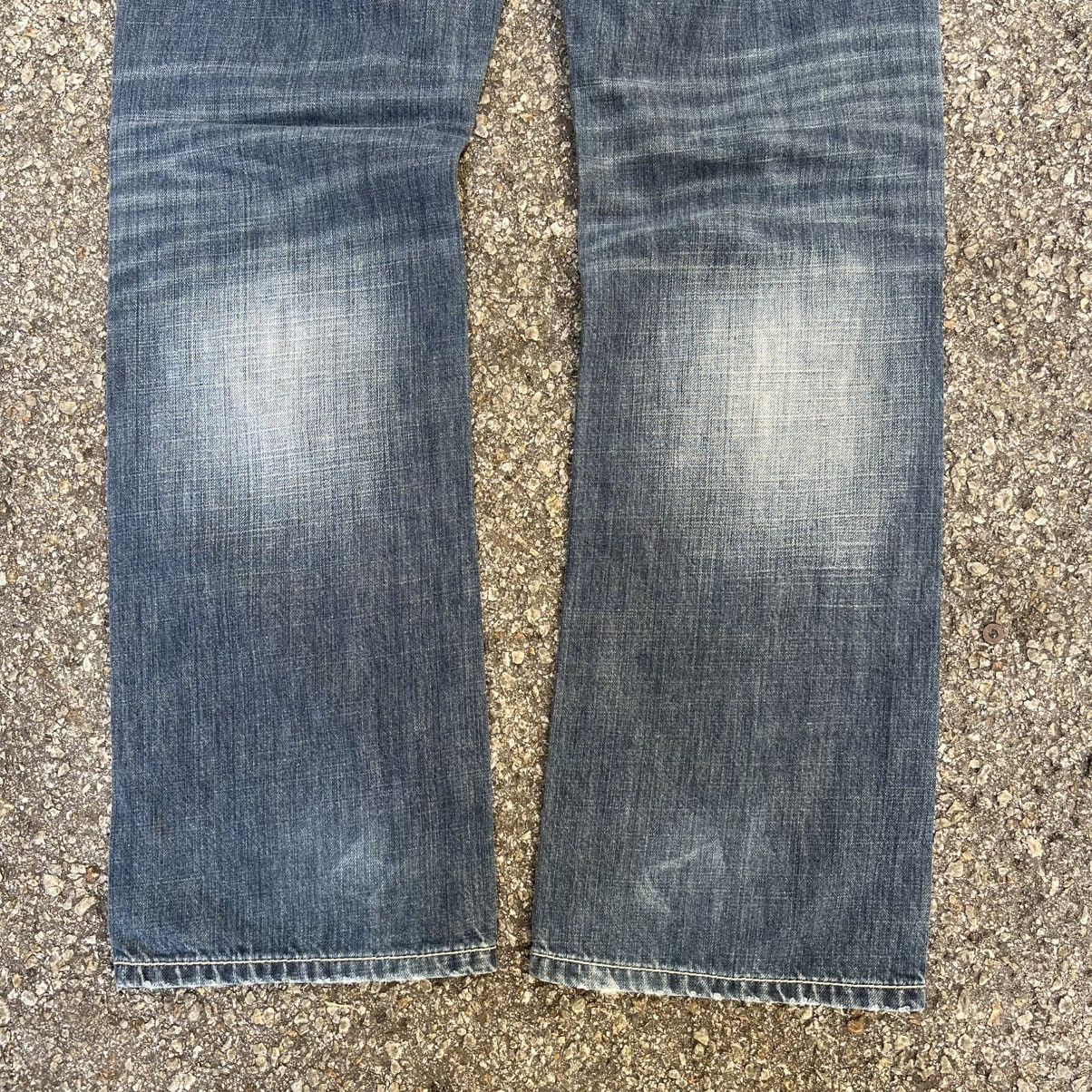 Affliction Vintage Y2K Affliction Jeans Blake Tribal Cross Skulls Size US 32 / EU 48 - 10 Thumbnail