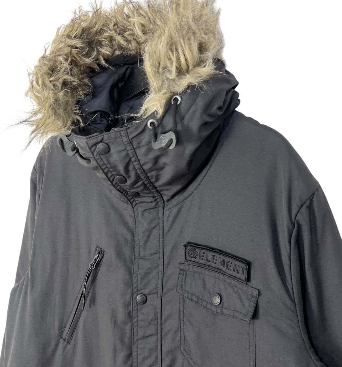 Element Element Wolfeboro Collection Furs Hoodie Winter Parka Jacket Size L / US 10 / IT 46 - 4 Thumbnail