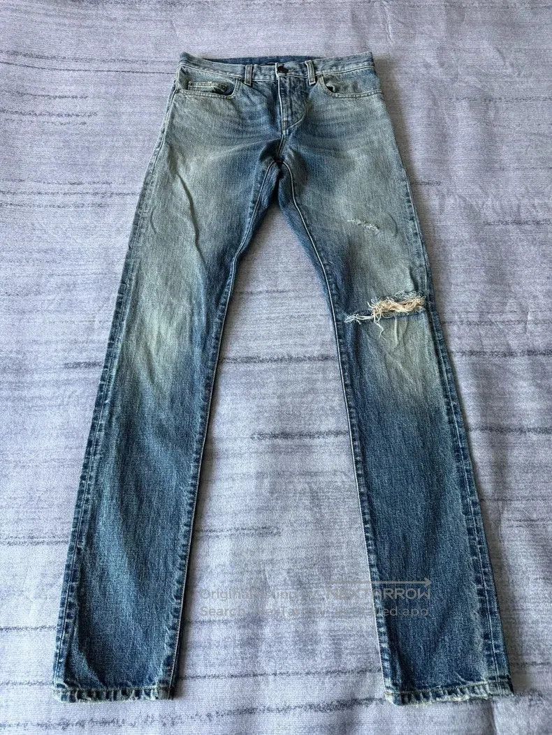 Saint Laurent Paris Saint Laurent 16SS Runway Distressed Jeans. Size US 29 - 1 Thumbnail