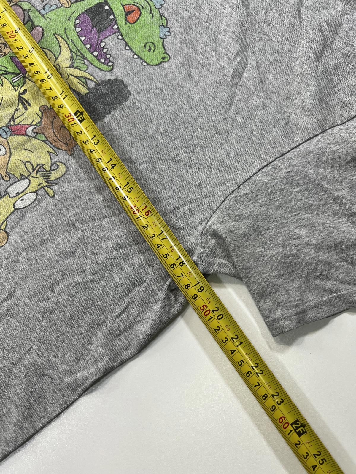 Nickelodeon Vintage Nickelodeon Cartoon Characters Grey T-Shirt Size US L / EU 52-54 / 3 - 6 Thumbnail