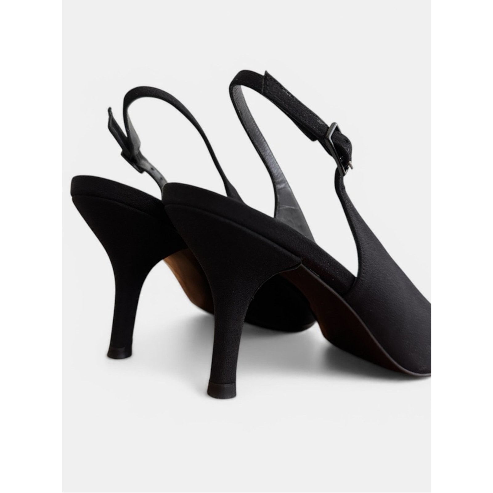 Stuart Weitzman STUART WEITZMAN Vintage Slingback Pointed Toe Kitten Heel Size US 8 / IT 38 - 4 Thumbnail