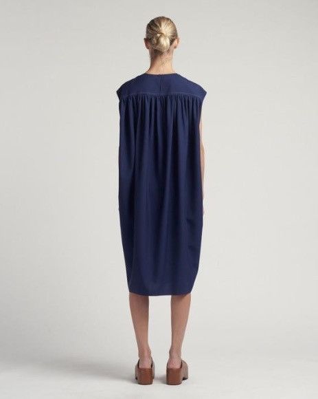 Marni o1f1d3z0326 Midi Dress in Blue Size S / US 4 / IT 40 - 2 Thumbnail