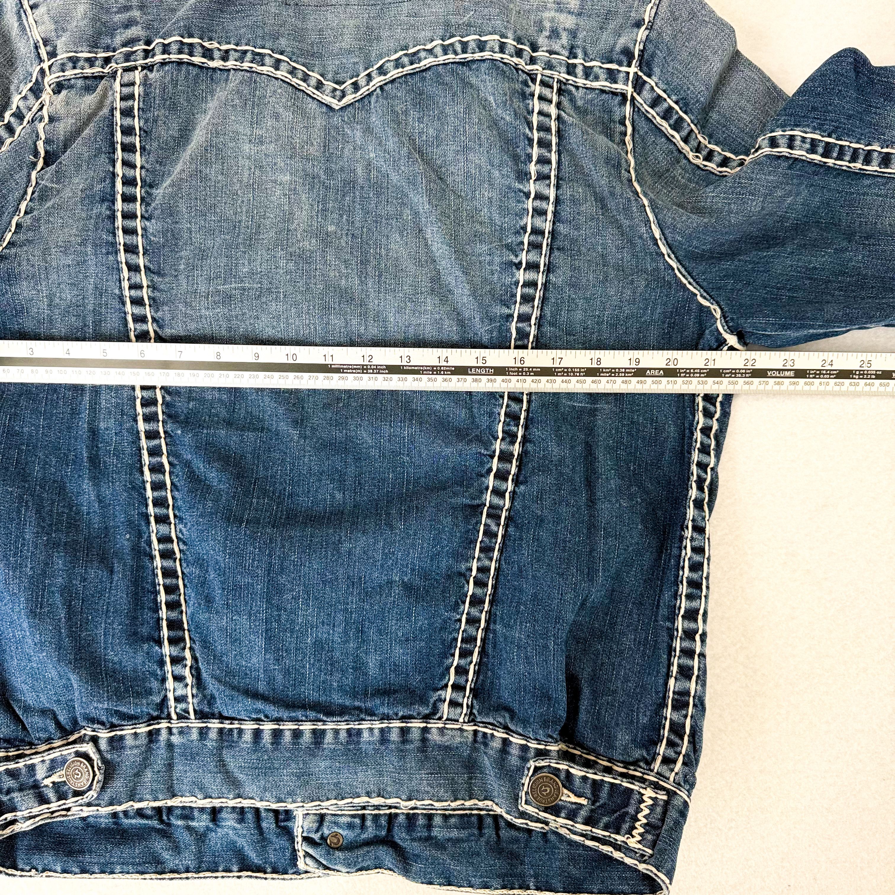 True Religion True Religion Jimmy Super T Denim Jacket Vintage Y2K Mens L Size US L / EU 52-54 / 3 - 10 Thumbnail
