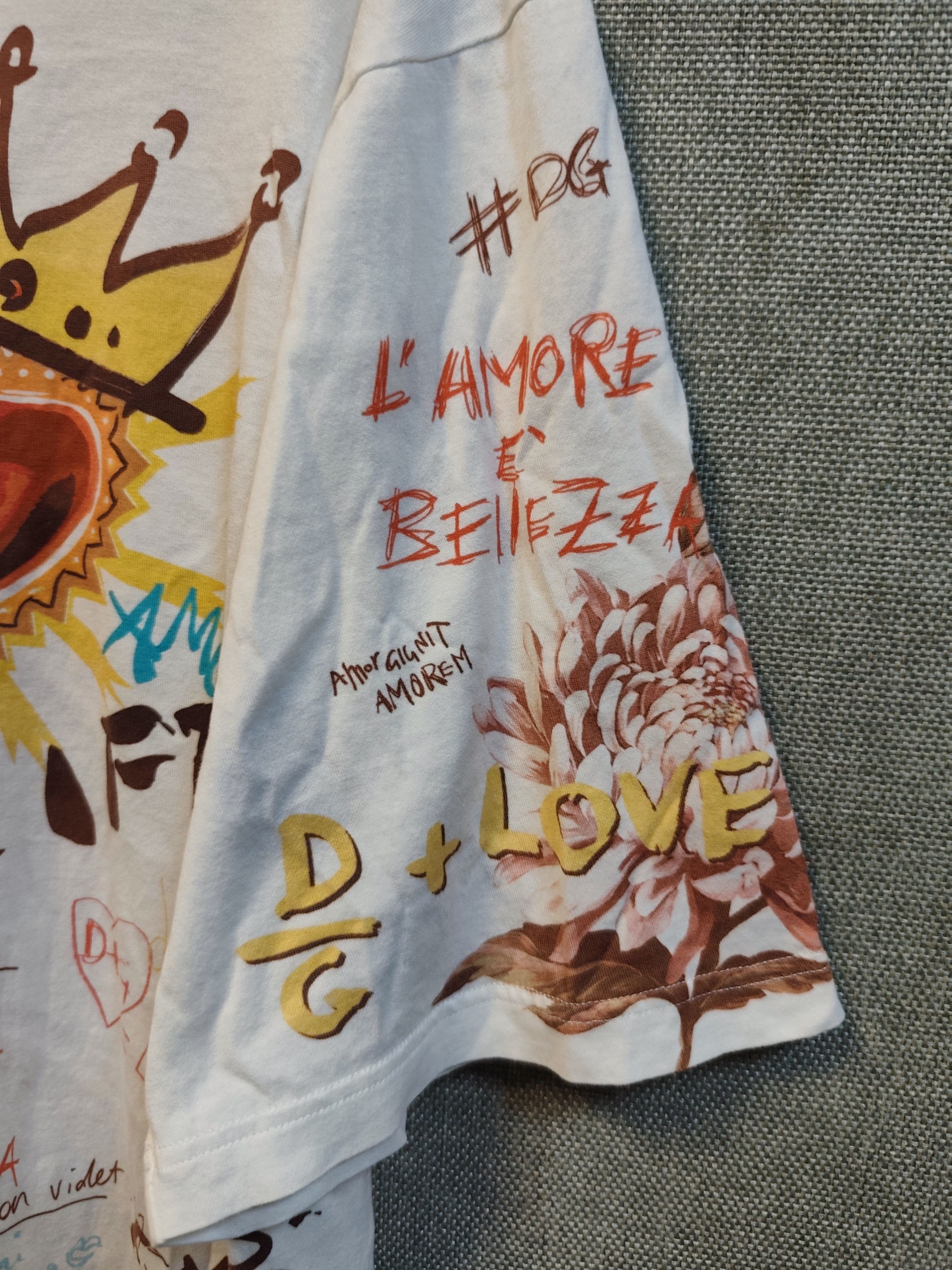 Dolce & Gabbana Dolce And Gabbana Queen Of My Life Tee Size US L / EU 52-54 / 3 - 5 Thumbnail